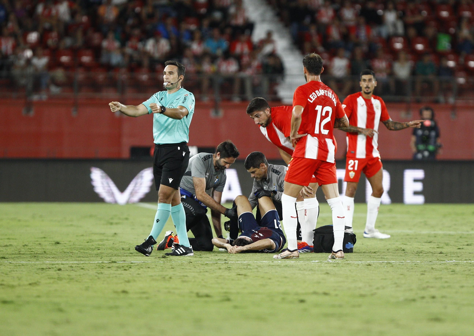 Las imágenes del partido de fútbol U.D. Almería-S.D. Eibar