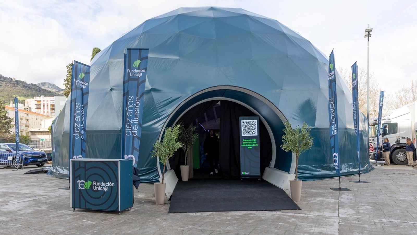 Inauguración en Jaén del Espacio Fundación Unicaja con motivo de la conmemoración del décimo aniversario de la entidad