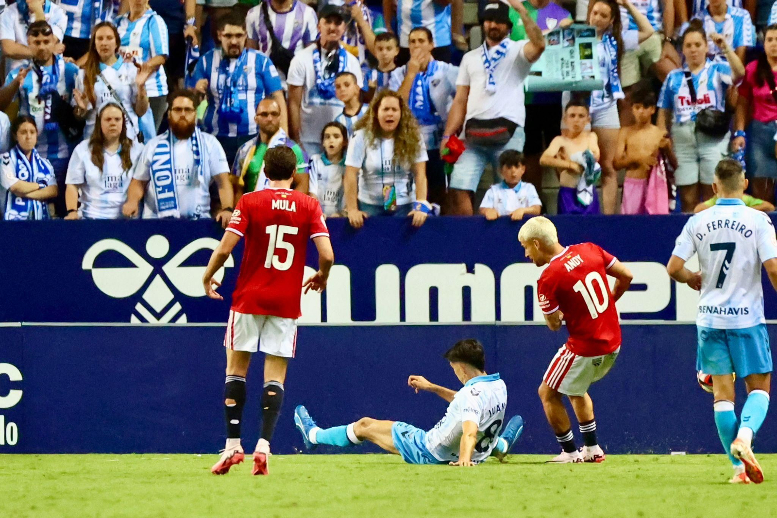 El Málaga CF-Nàstic, en fotos