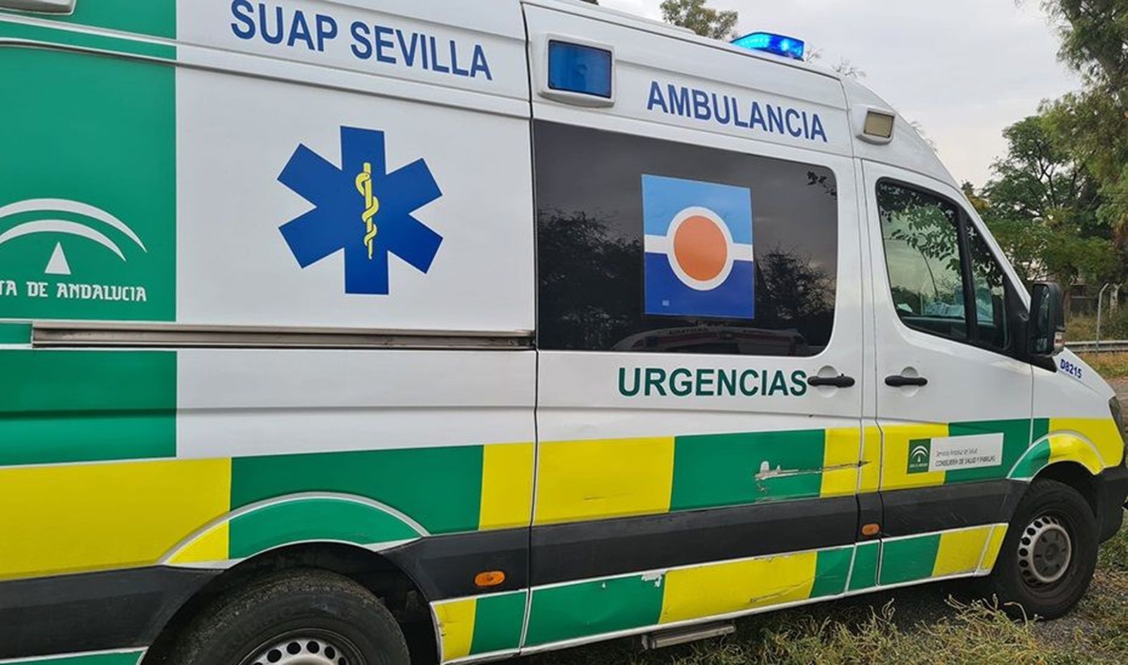 Una ambulancia del SUAP de Sevilla.