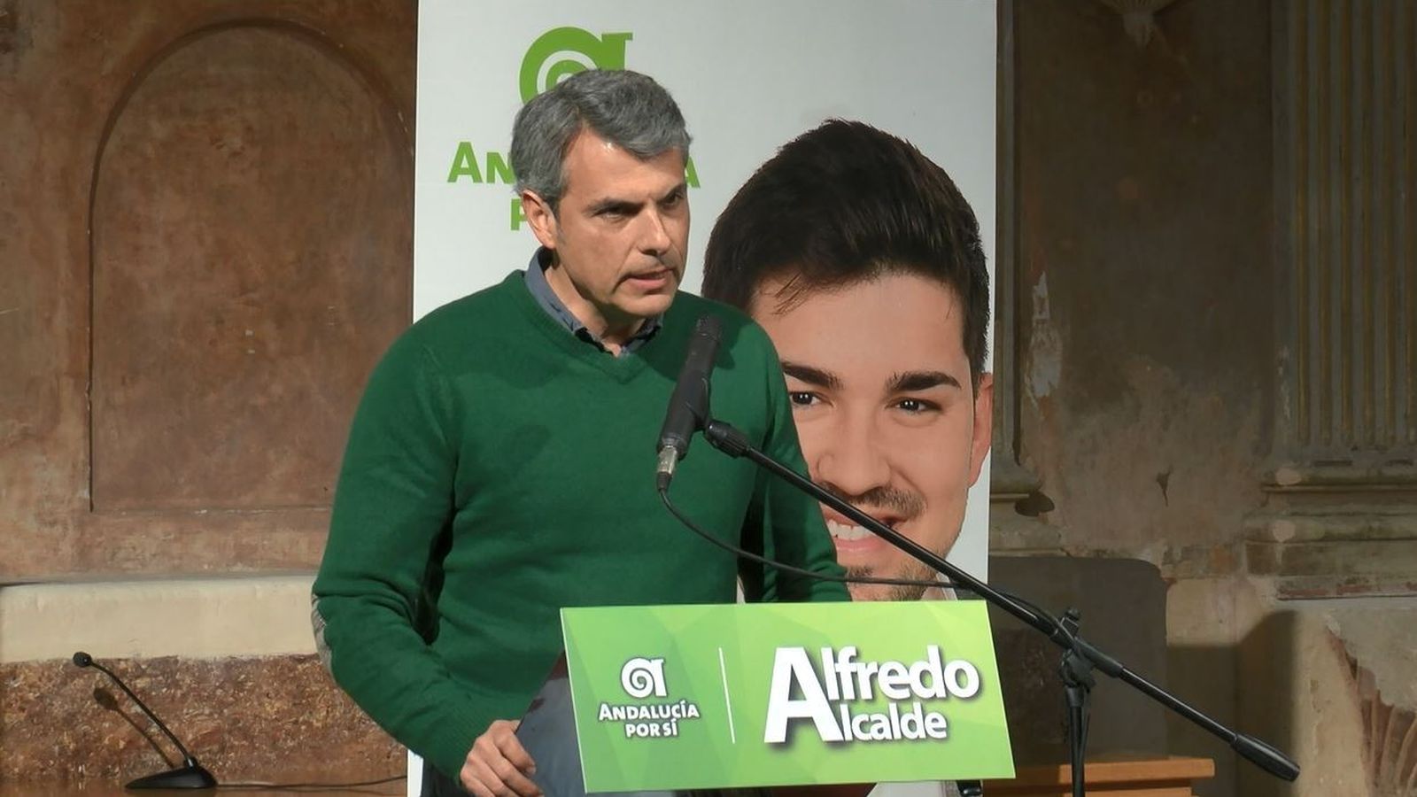 Intervención de Fran Romero (AxSí) en el acto