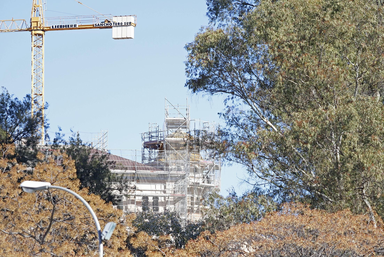 Imágenes de la visita a las obras del Instituto Rábida