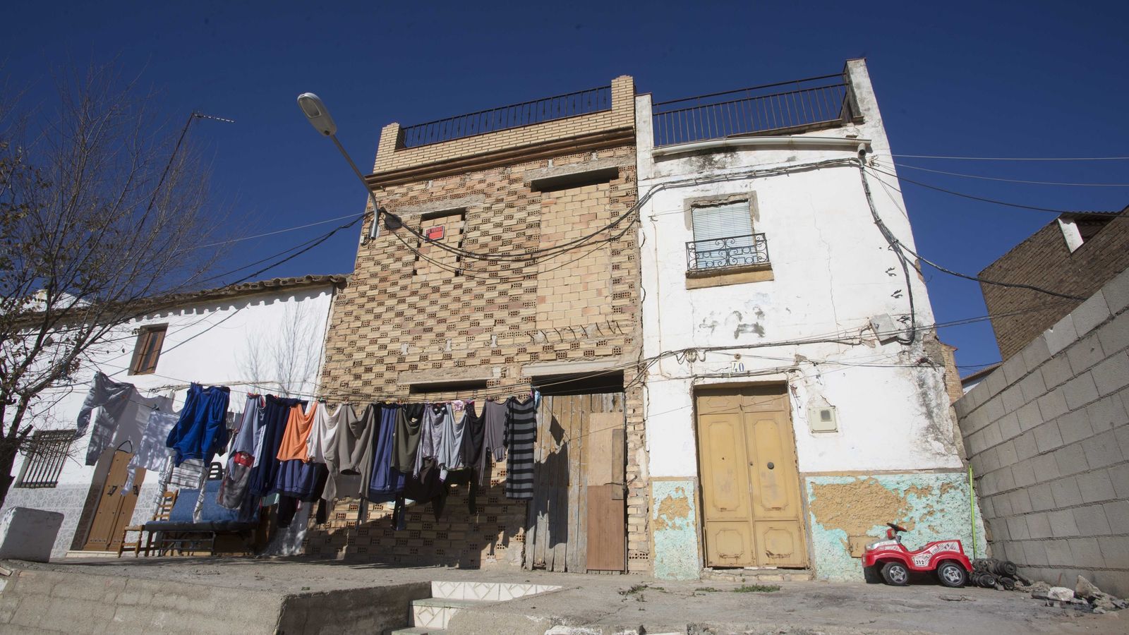 Otra vivienda de una familia rumana en Casariche.