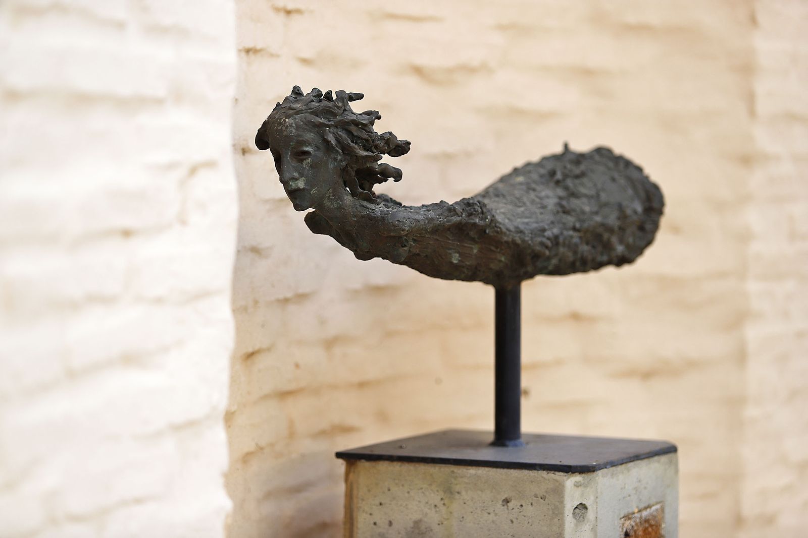 Imágenes del actual estado de las esculturas del museo al aire libre de Huelva