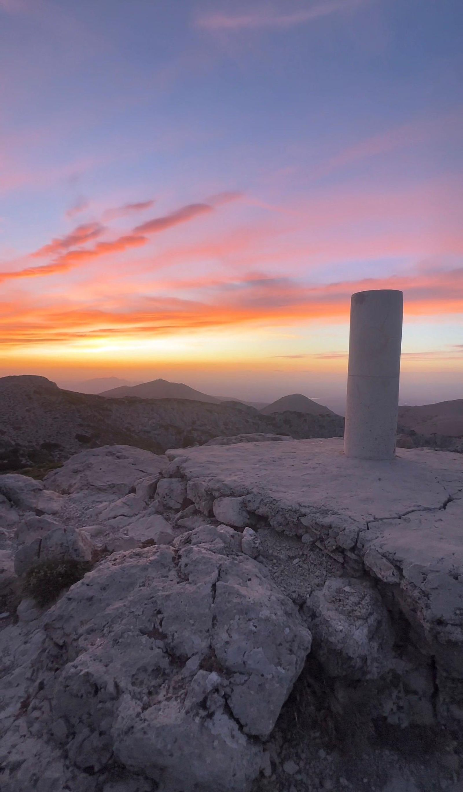 Atardecer en Pico Mágina.