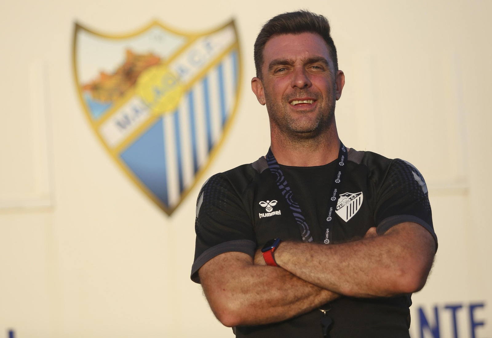 Las fotos de la entrevista a Pablo Guede, entrenador del Málaga CF