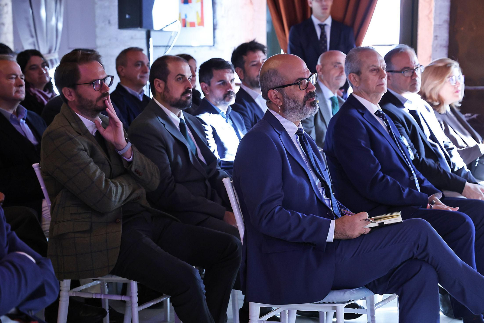 Imágenes del Foro Gerardo Rojas con la intervención de Antonio Joyanes, Vicepresidente ejecutivo de parque energéticos y exploración y producción de Moeve