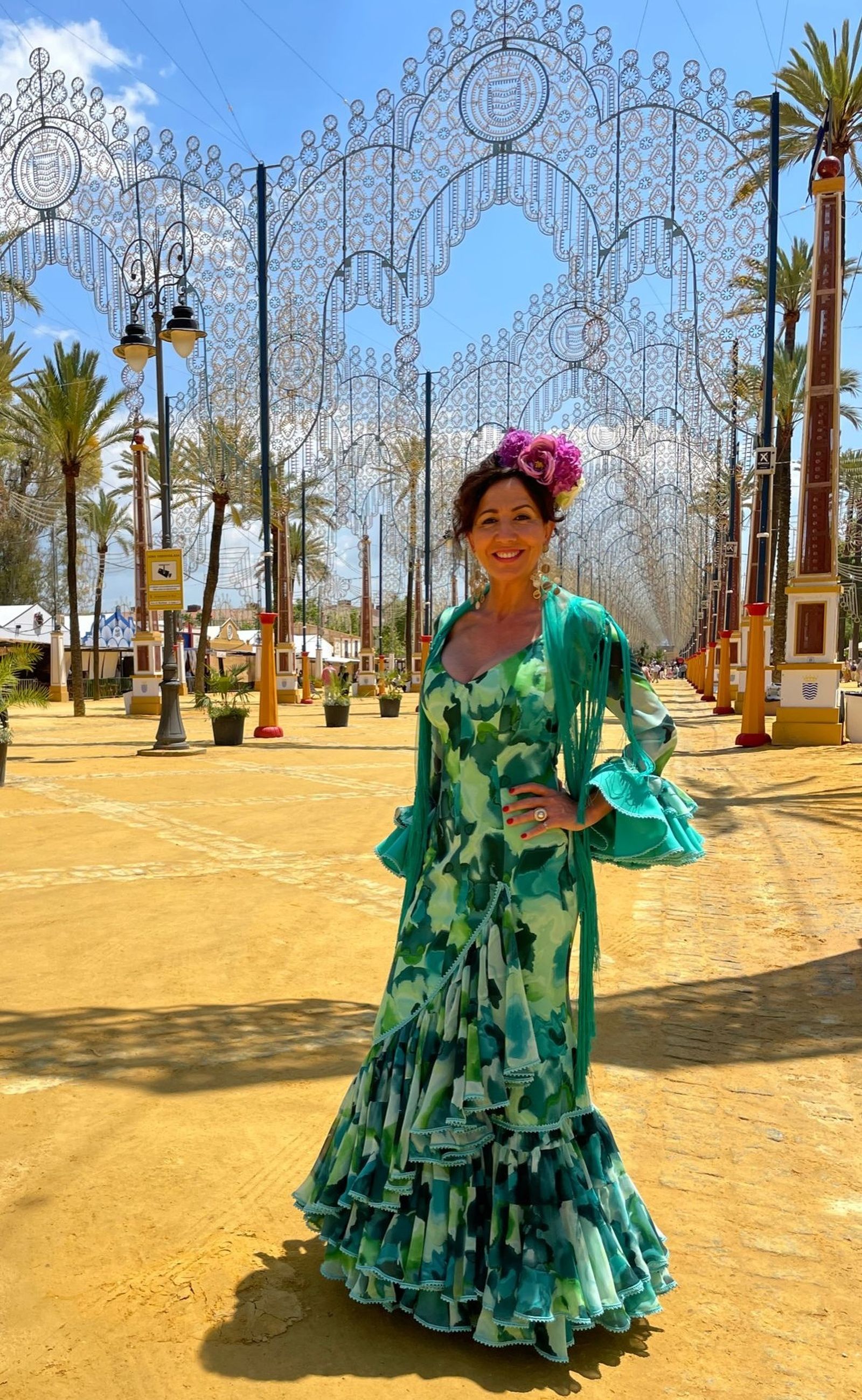 Los diseños de Ángeles Verano en la Feria de Jerez