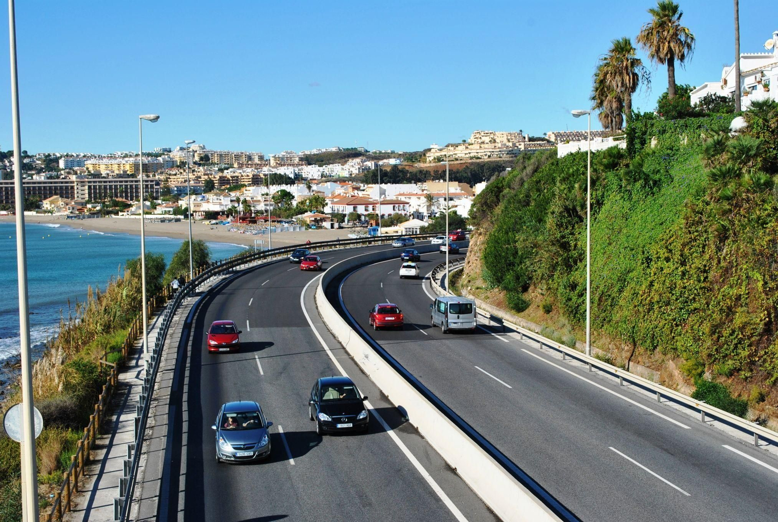Curva de La Cala de Mijas.