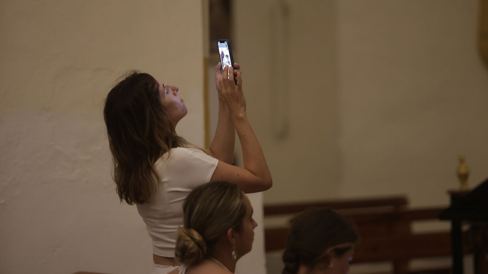 Preparativos en las iglesias de Algeciras para la Magna Mariana, en imágenes