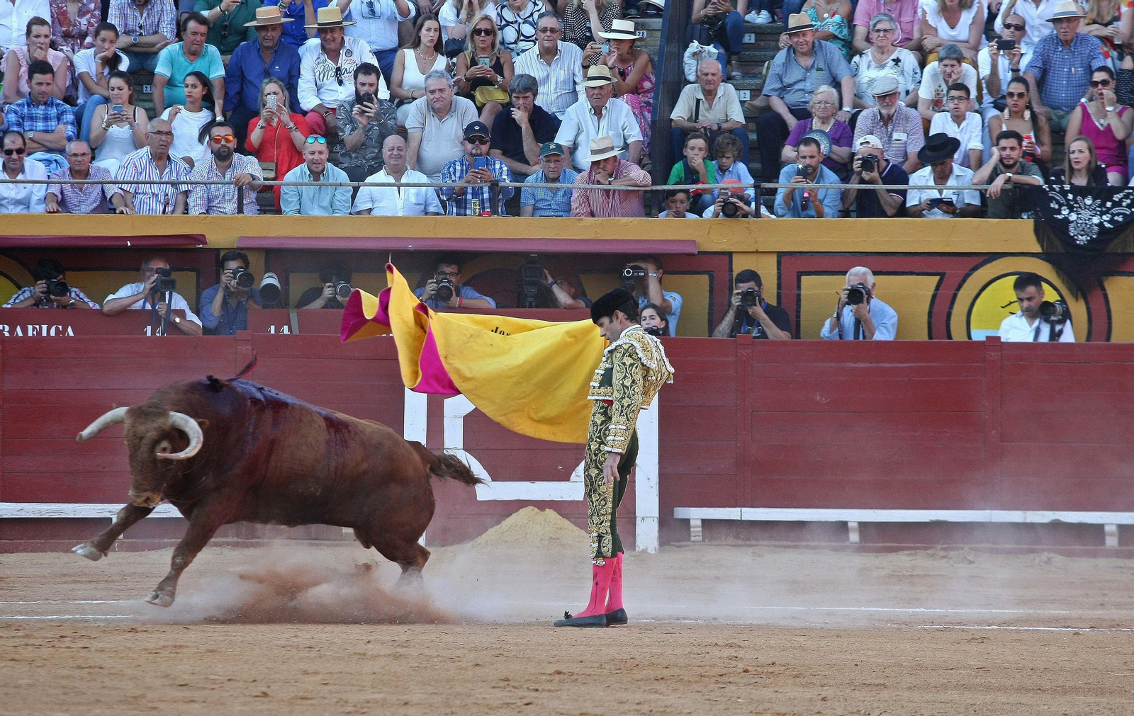 Las imágenes de la reaparición de José Tomás en Algeciras