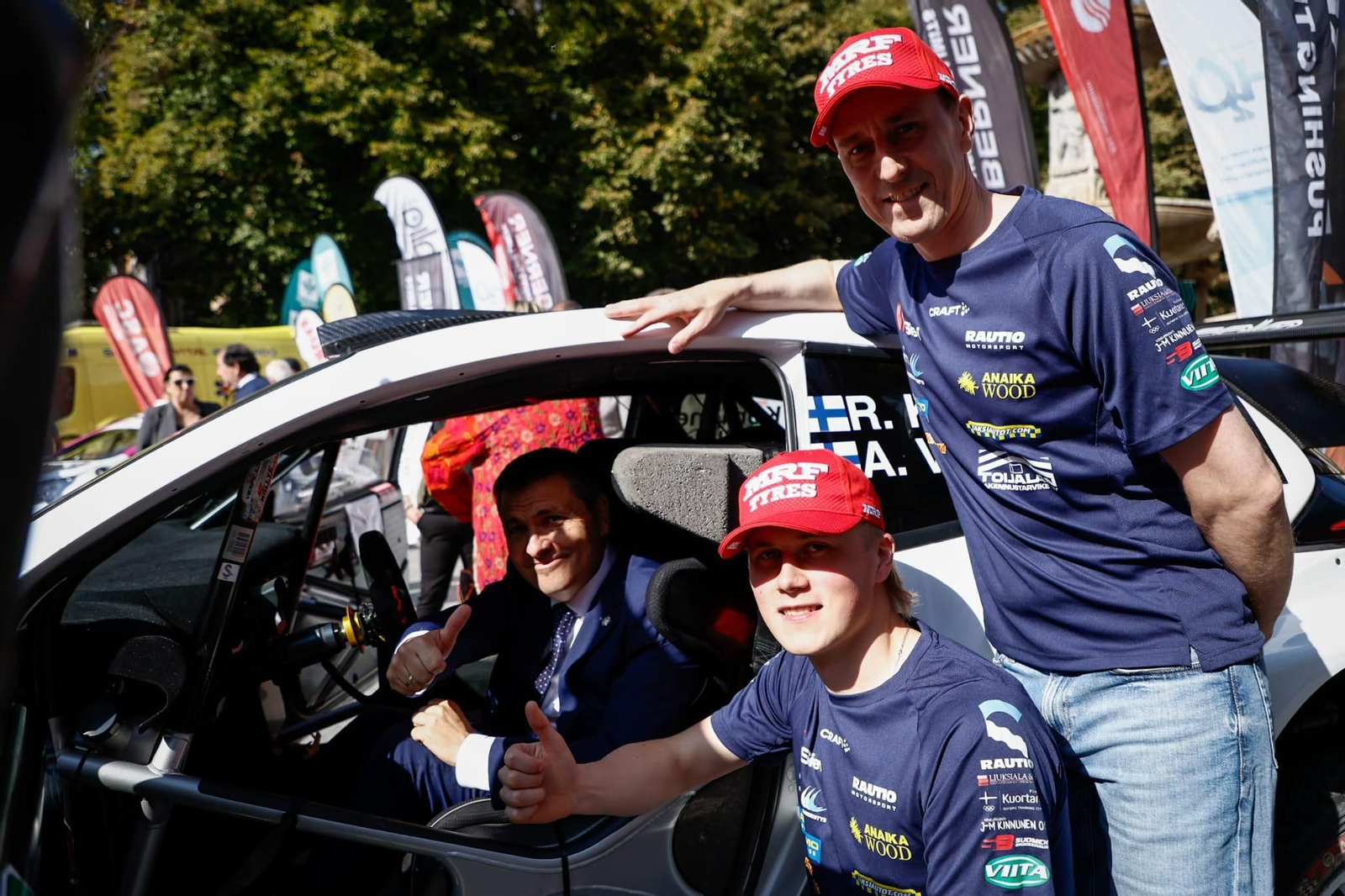 Un momento este jueves de la presentación del Rally Ciudad de Granada