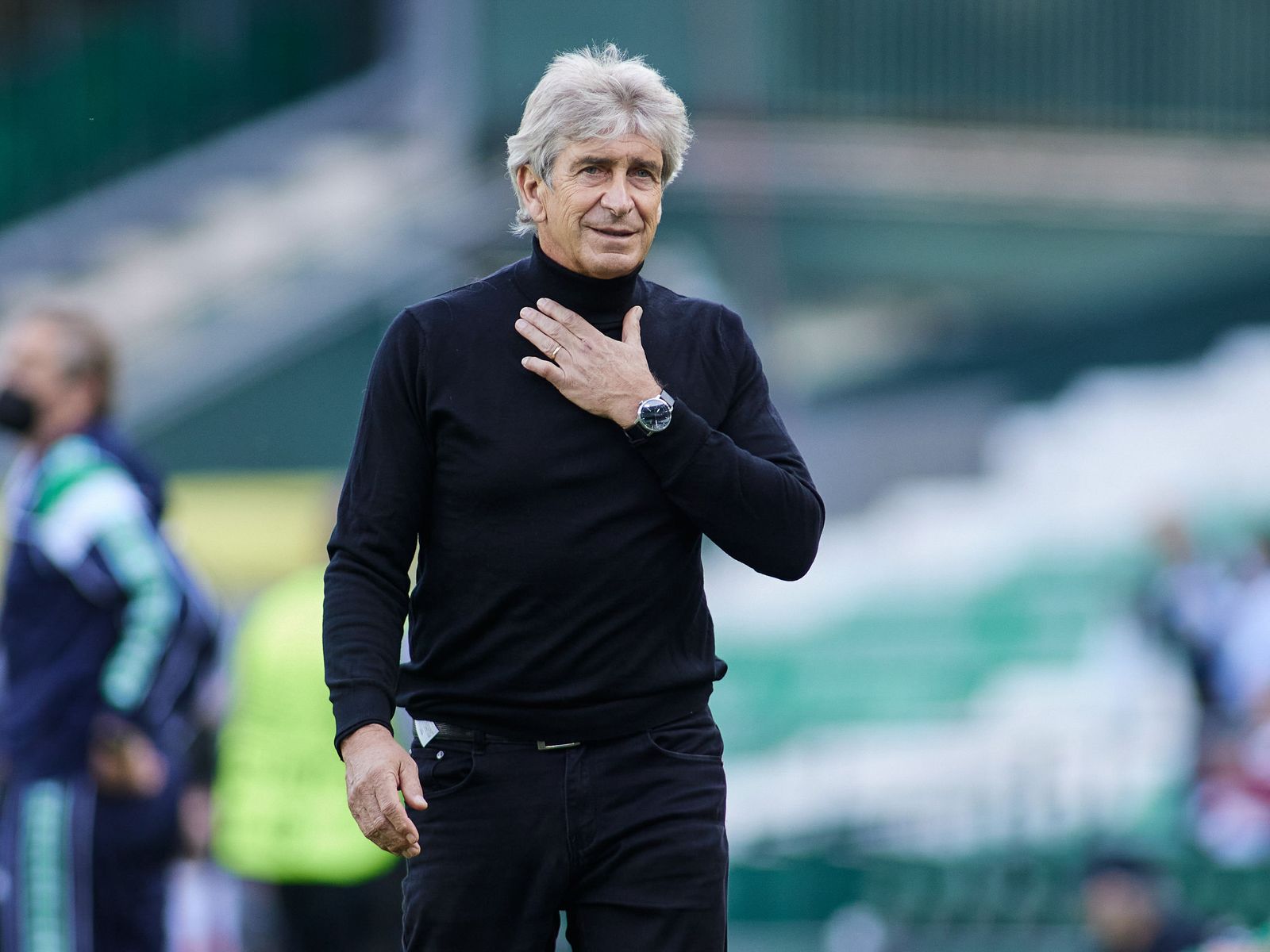 Manuel Pellegrini, en el partido ante el Eintracht.