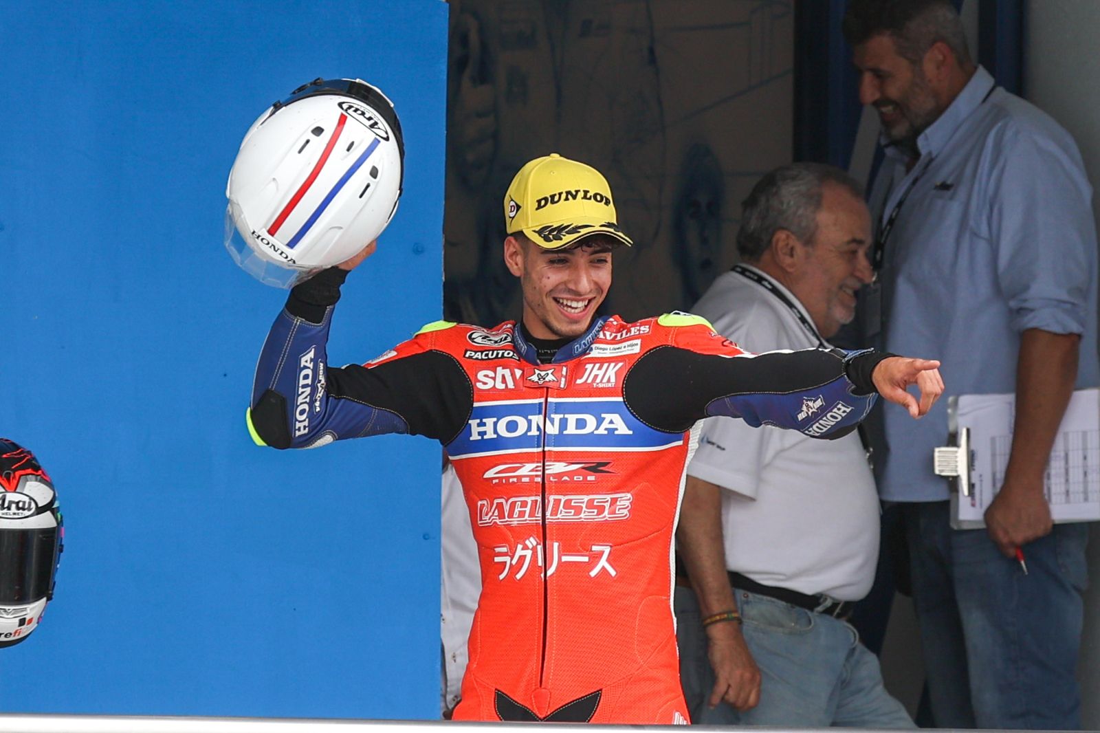 Borja Gómez, ganador de la carrera de Superbike.