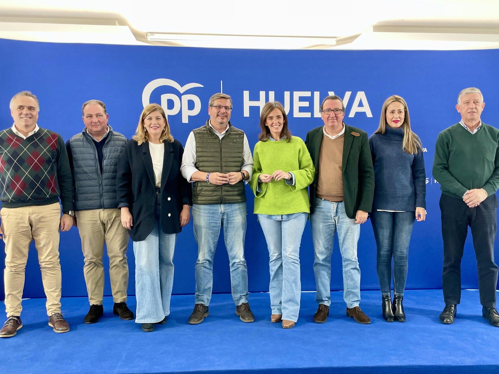 Foto de familia del Partido Popular en la Escuela de Otoño de Aracena