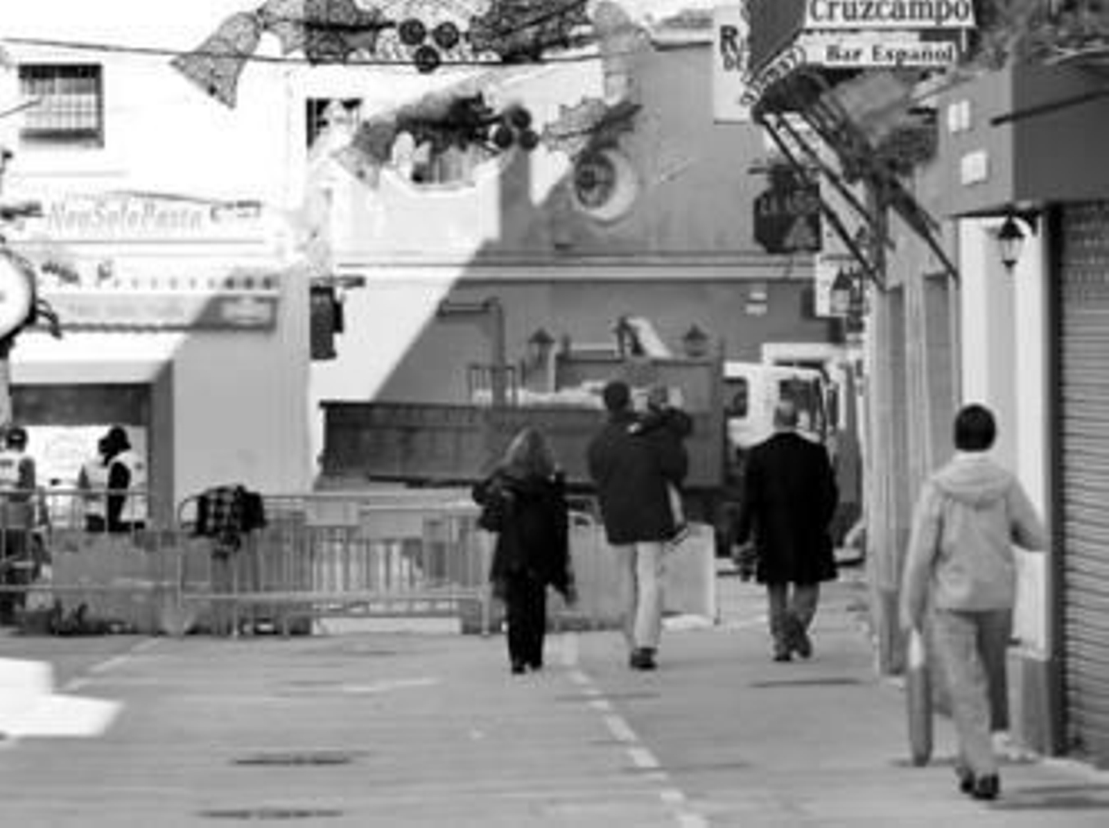 Las obras de la calle Misericordia, incluidas en el proyecto del Centro Comercial Abierto, fueron retomadas ayer tras el parón navideño.