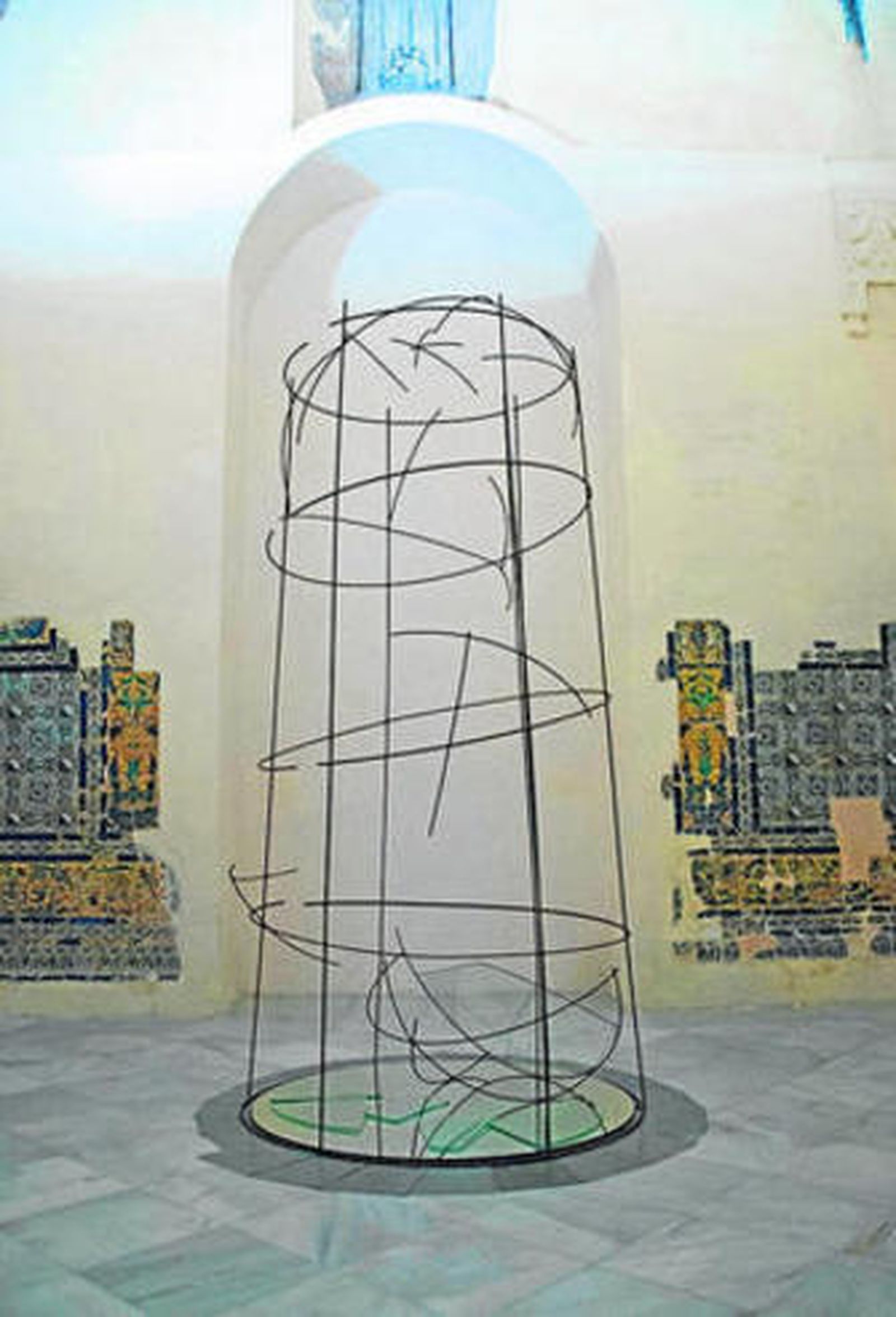 La pieza Desprendimiento es una de las más rotundas del conjunto.