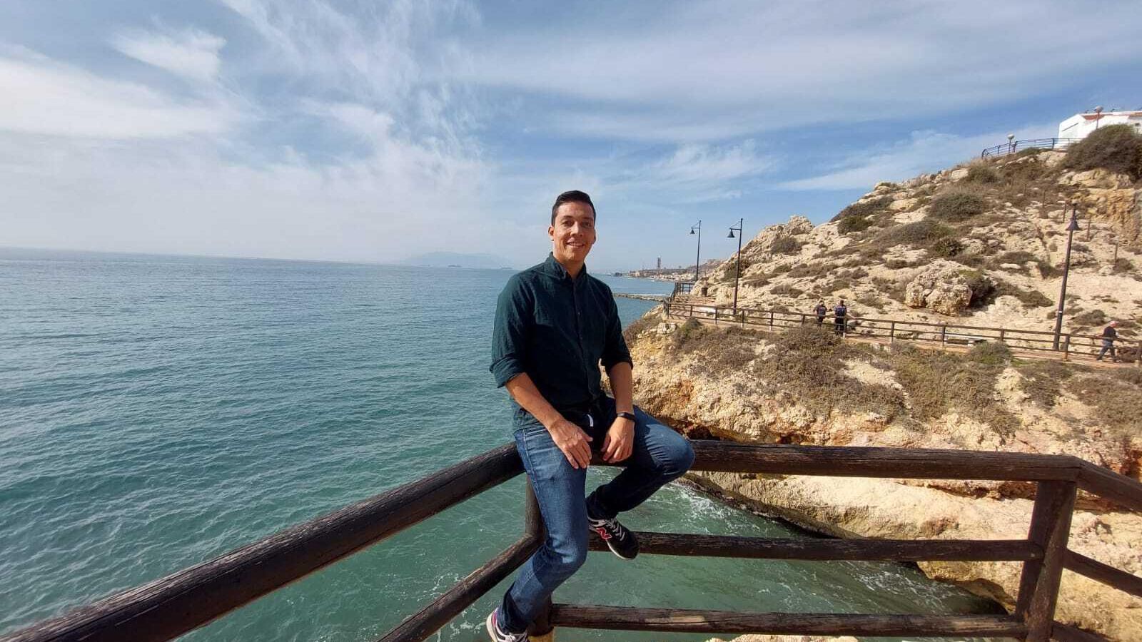 Andrés Villalobos en Málaga.