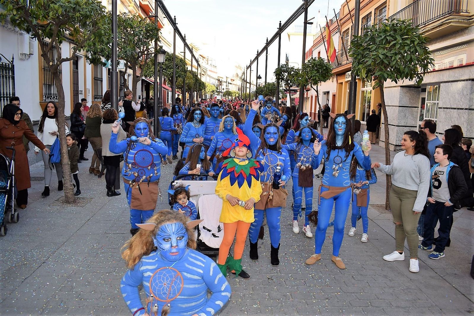 Pasacalles de Carnaval en Los Palacios.