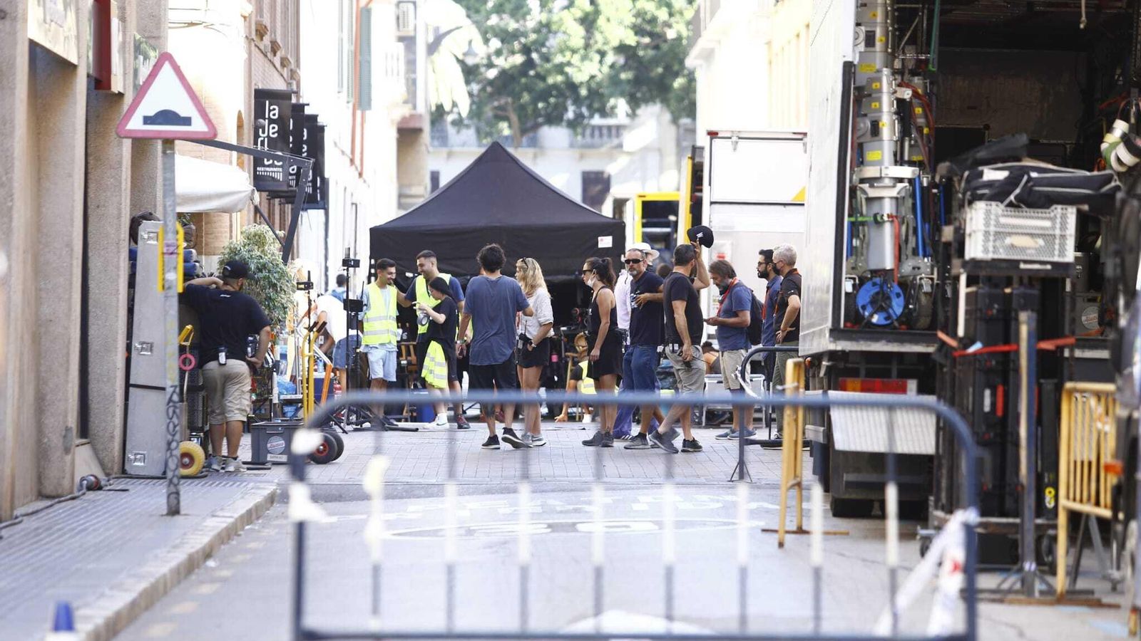 Las fotos del rodaje de la serie de Netflix 'Kaos' en el Centro de Málaga Las fotos del rodaje de la serie de Netflix 'Kaos' en el Centro de Málaga