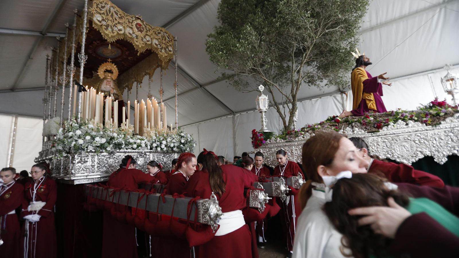 Fotos del Lunes Santo en San Roque: Oración en el Huerto.