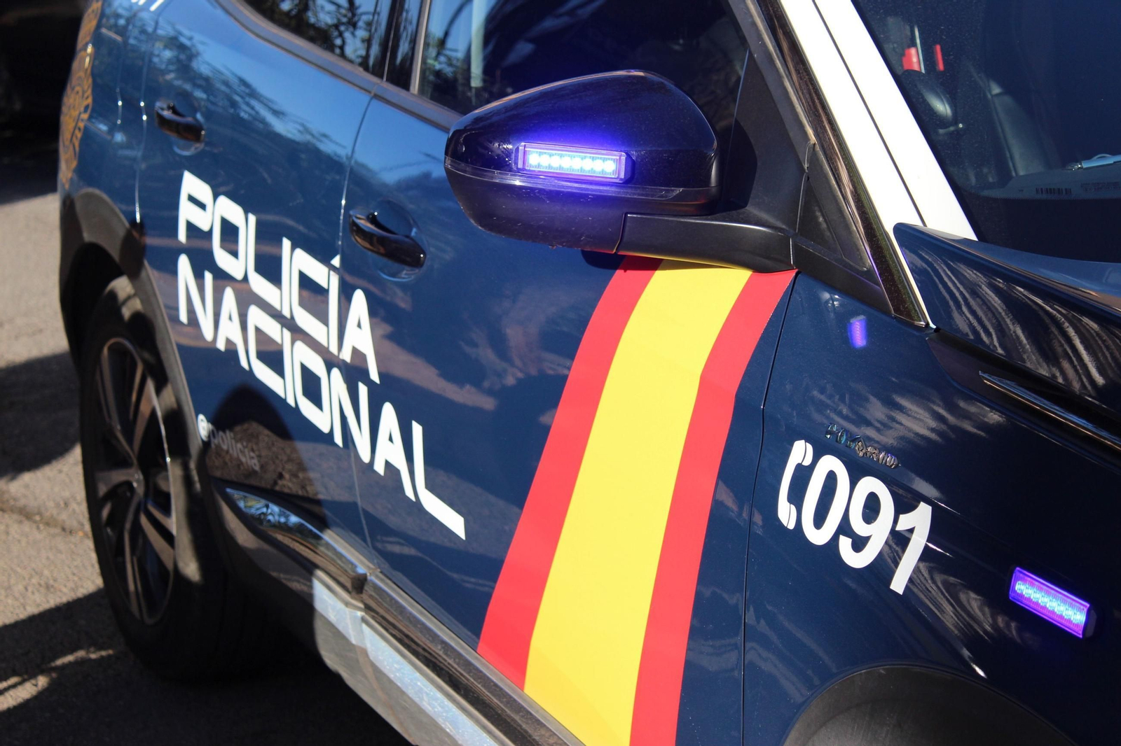 Un vehículo de la Policía Nacional.