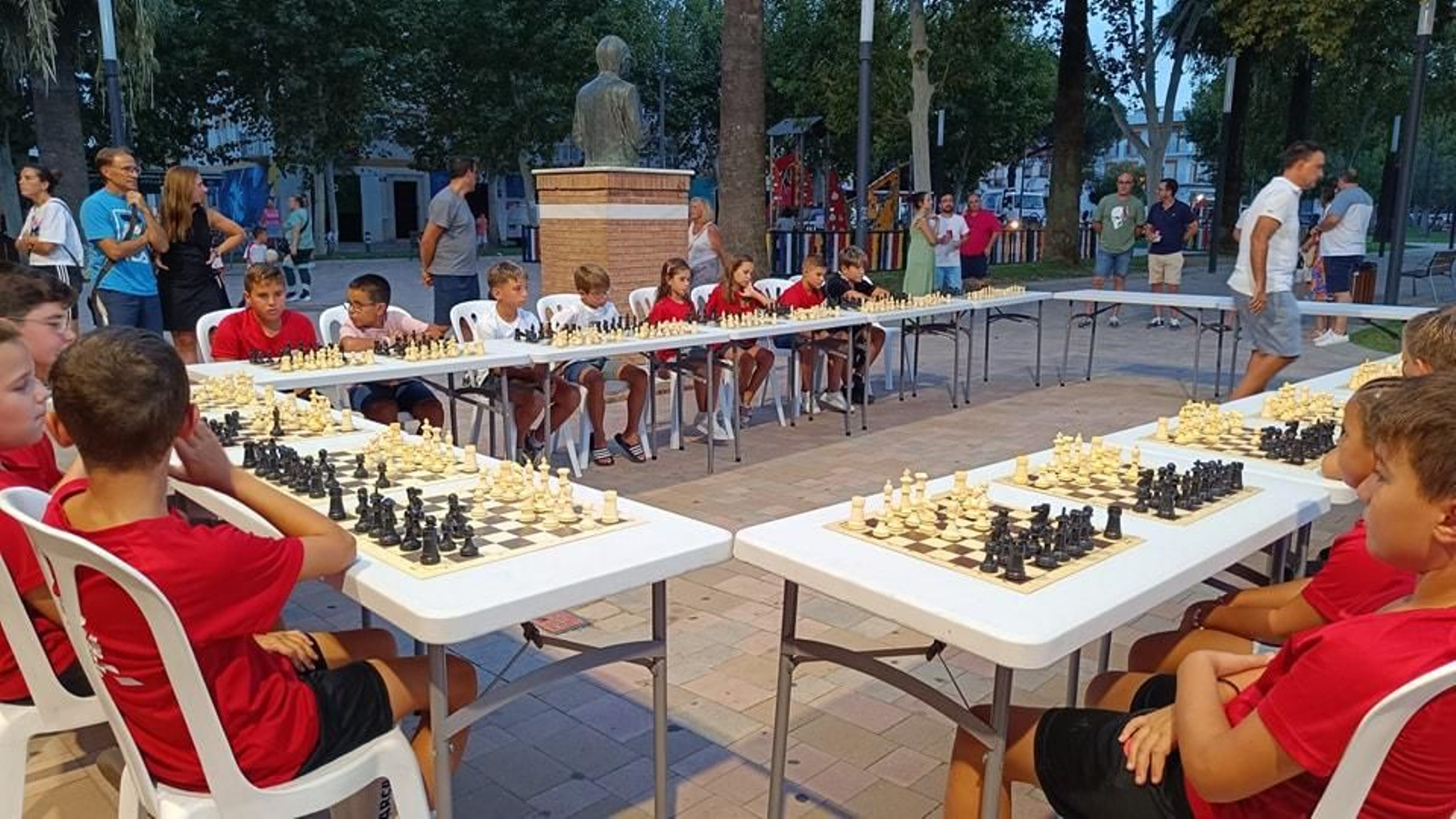 La simultánea de ajedrez de Villa del Río