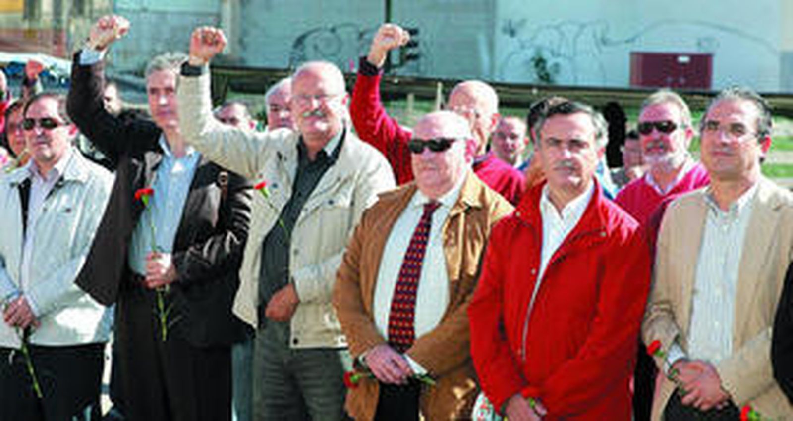 Lágrimas por los mártires de la democracia