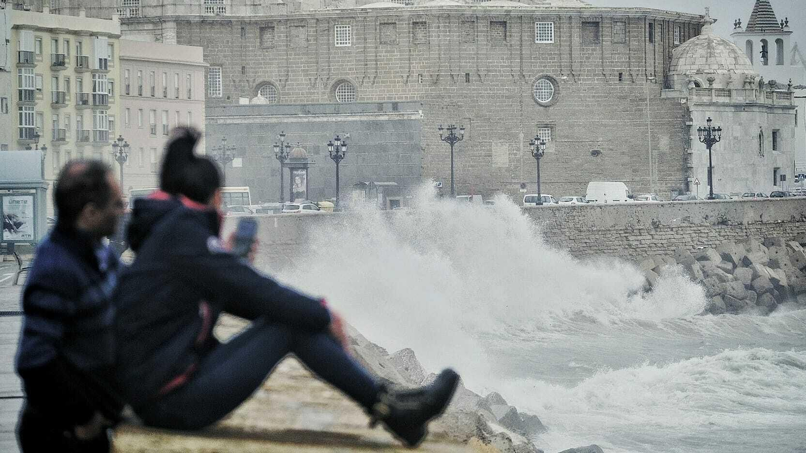 El temporal Elsa en Cádiz y la provincia