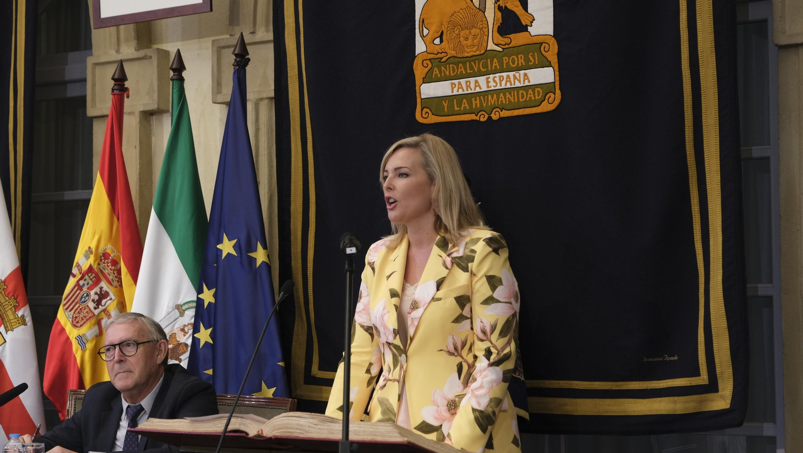 Imágenes del acto de constitución de la Diputación de Almería