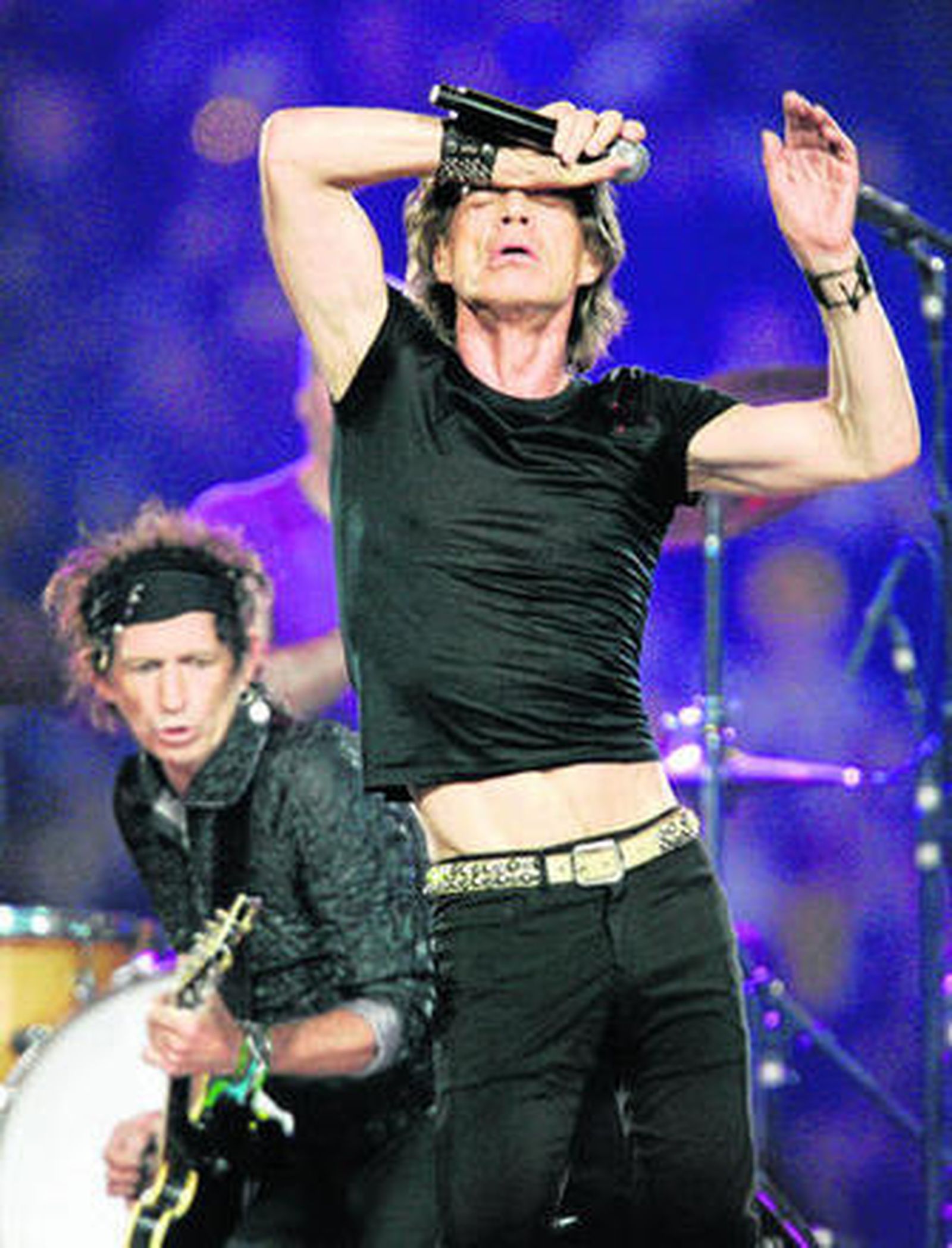 Jagger y Richards, durante una actuación de los Rolling Stones.