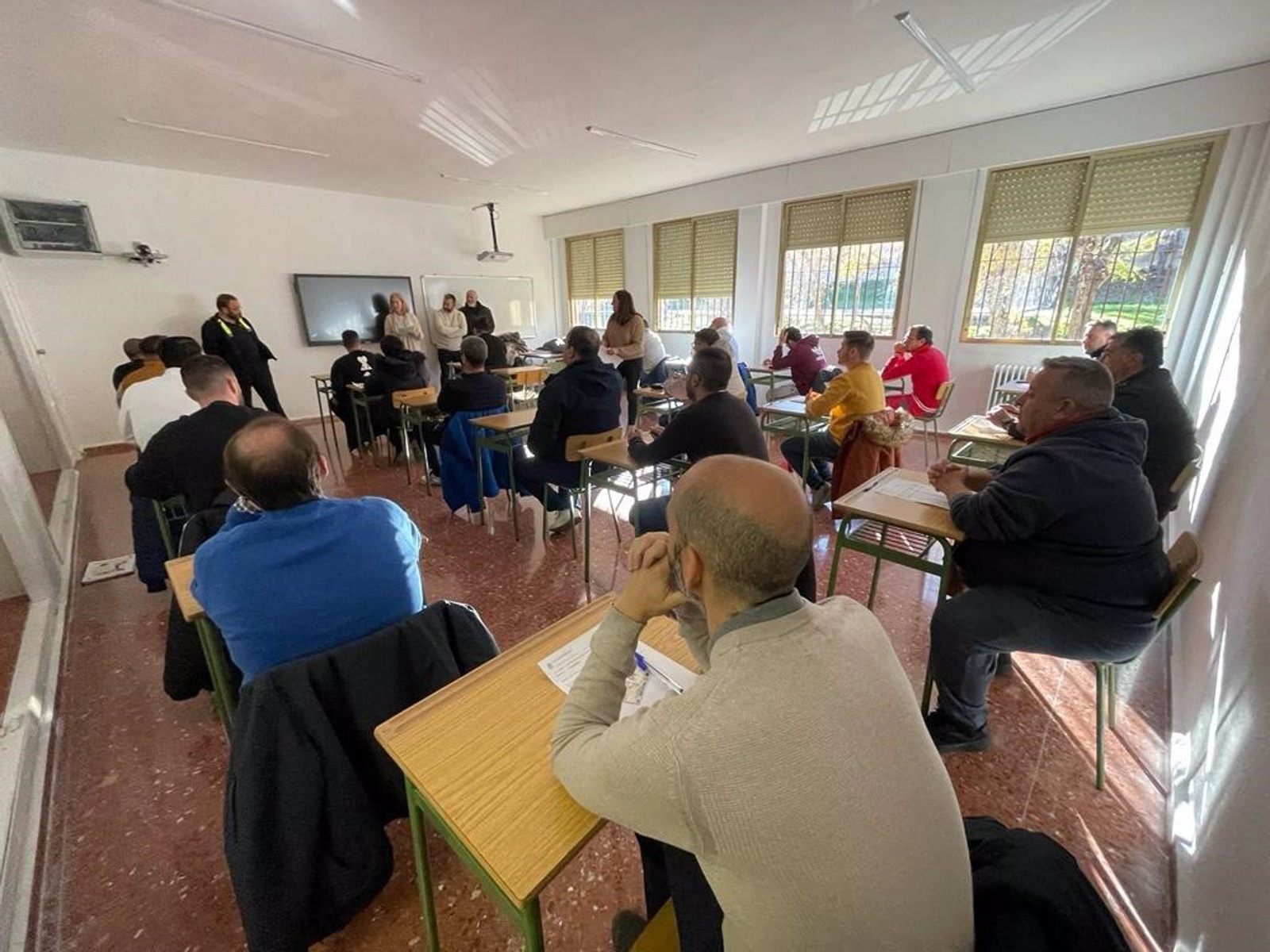 Examen a las pruebas para conducción de autotaxis.