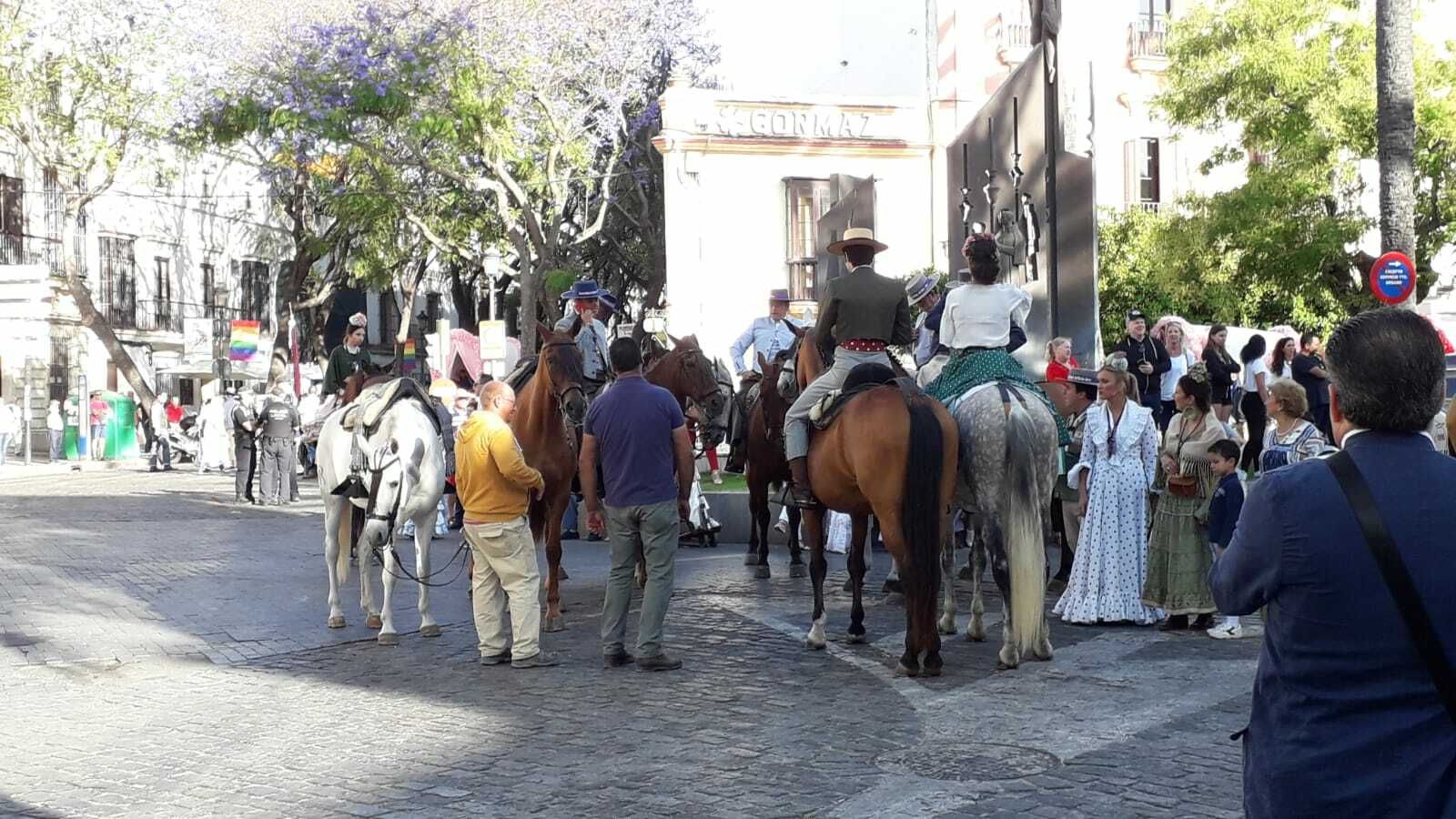 Las imágenes de la salida de la hermandad de Jerez al Rocío