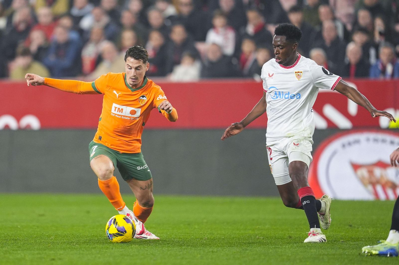 Las mejores imágenes del partido Sevilla - Valencia