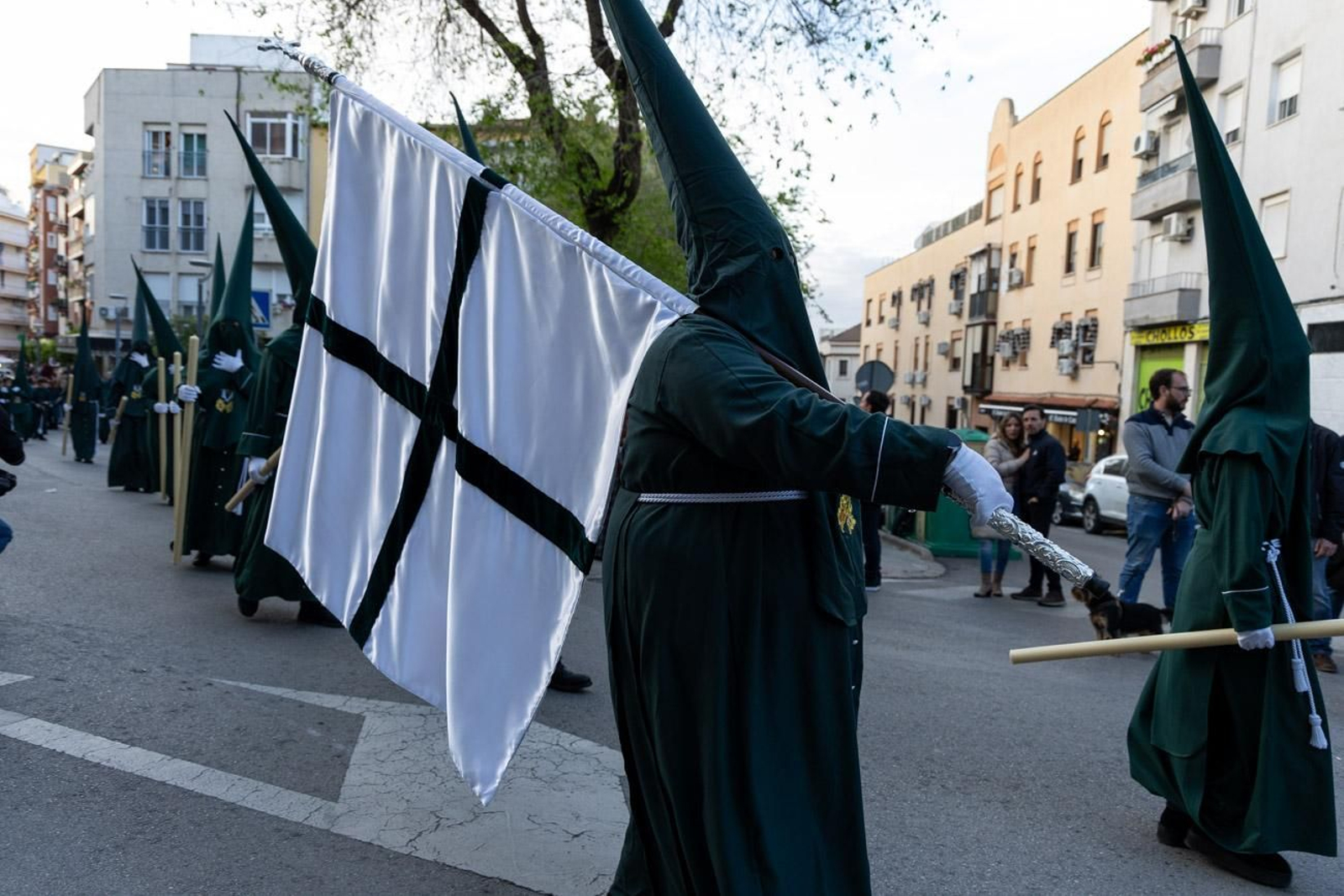 Las cofradías de la Vera Cruz, Expiración y Gran Poder lucen sus cortejos en la calle