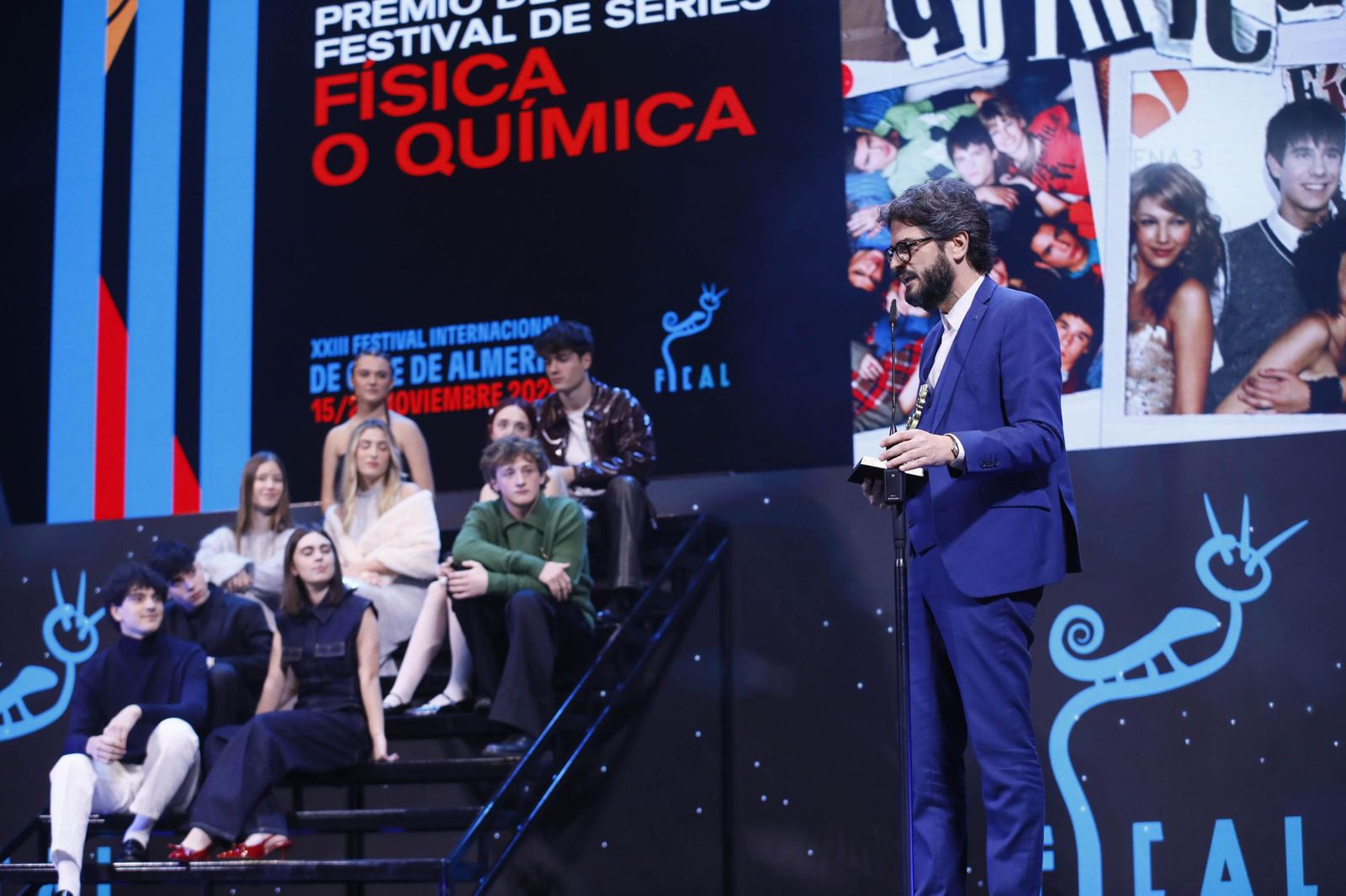 Las imágenes de la gala del Festival Internacional de Cine de Almería (Fical) con el premio 'Almería, tierra de cine' a Karra Elejalde