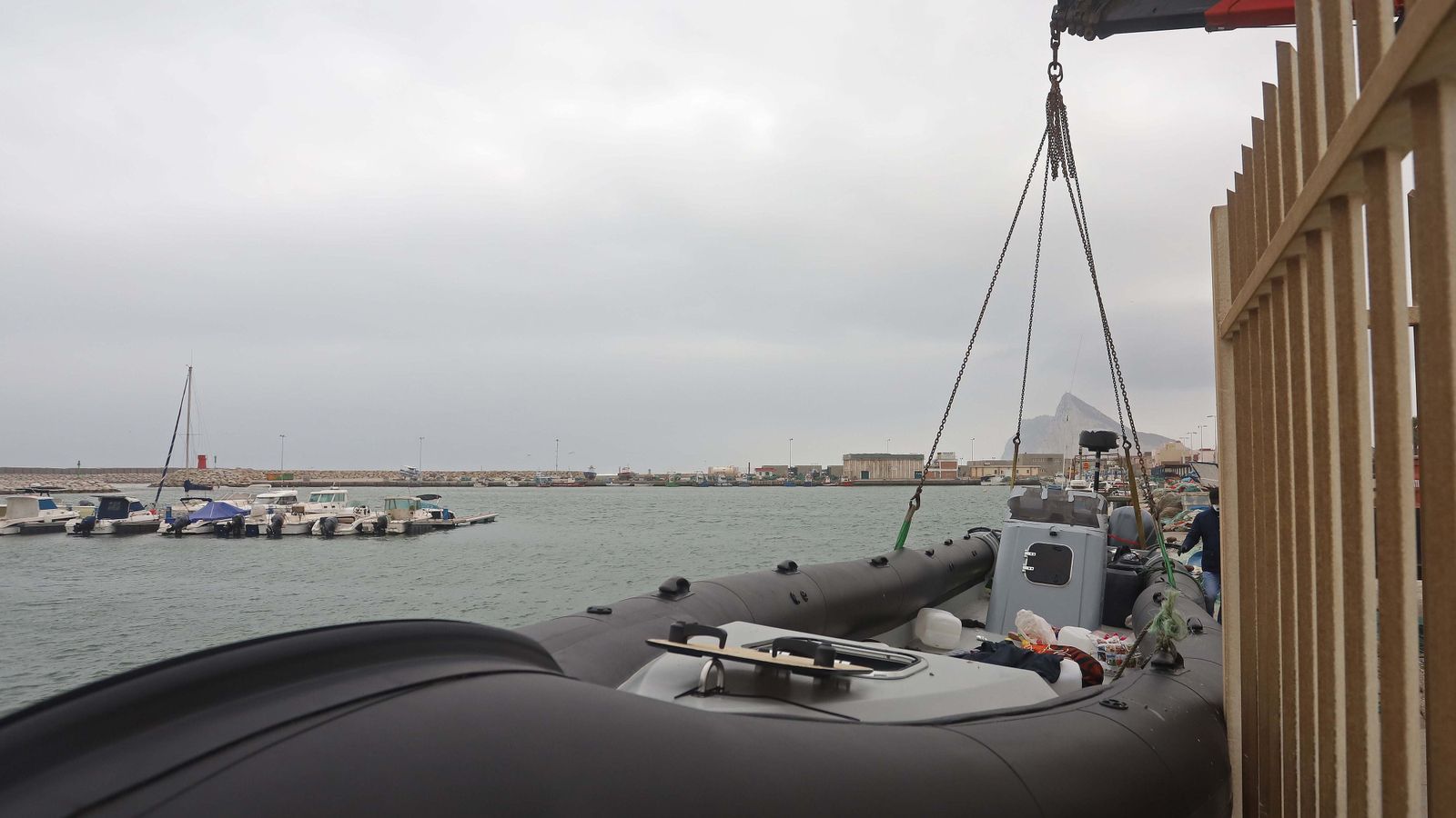 Fotos del temporal de levante en el Campo de Gibraltar