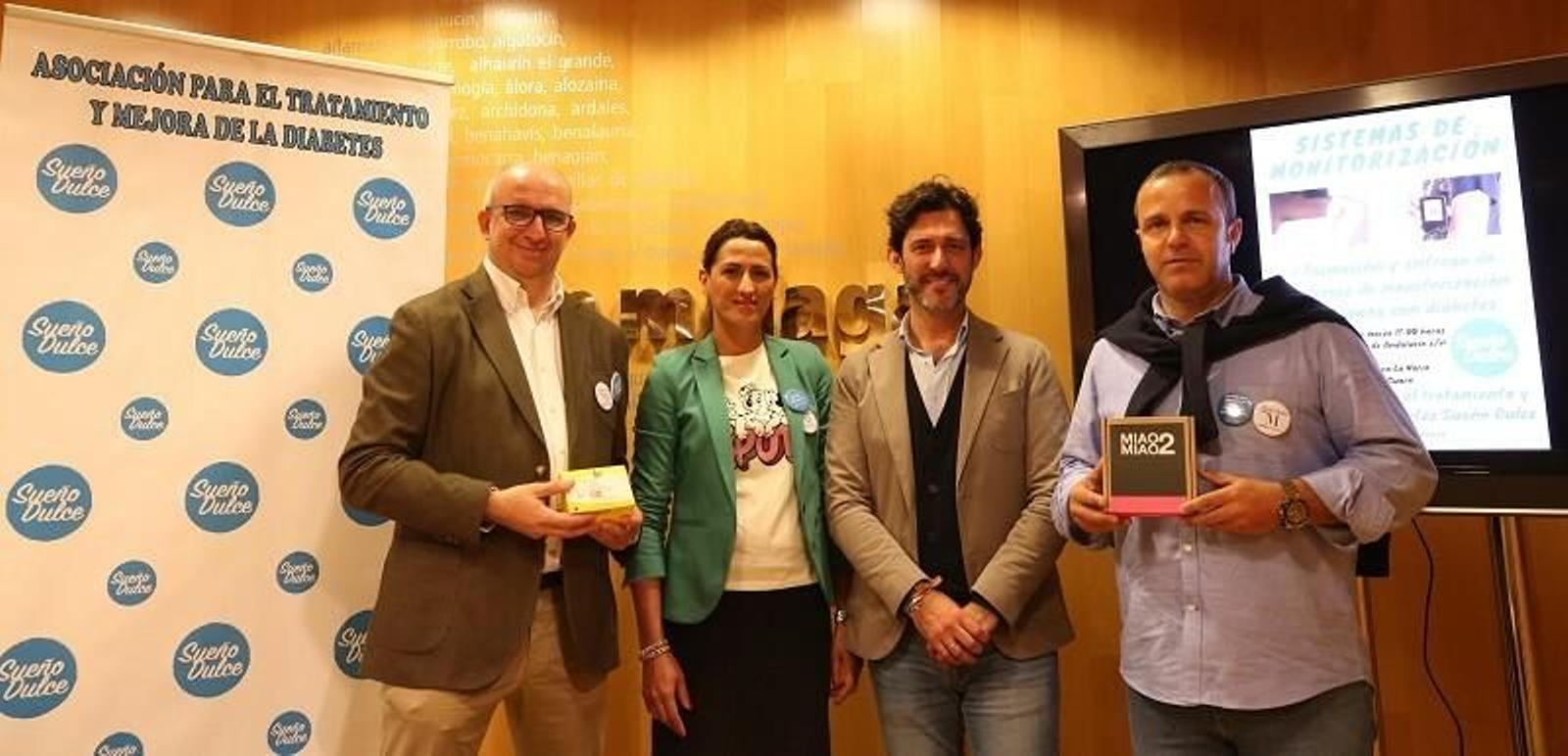 Presentación del proyecto para menores con diabetes en Málaga