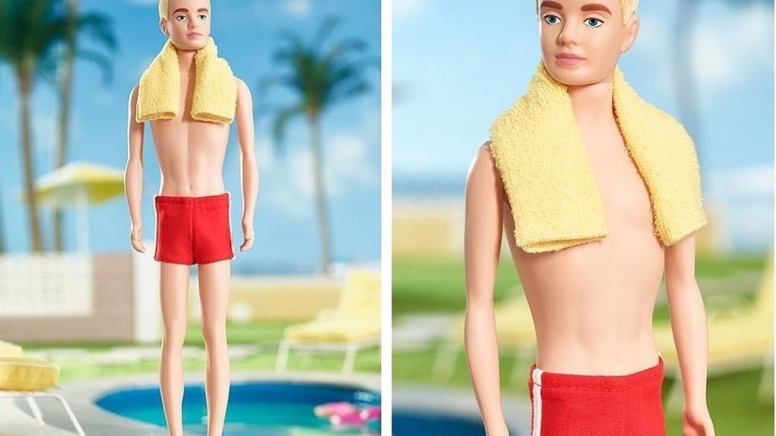 Muñeco Ken de 1961, el primer modelo que salió a la venta.