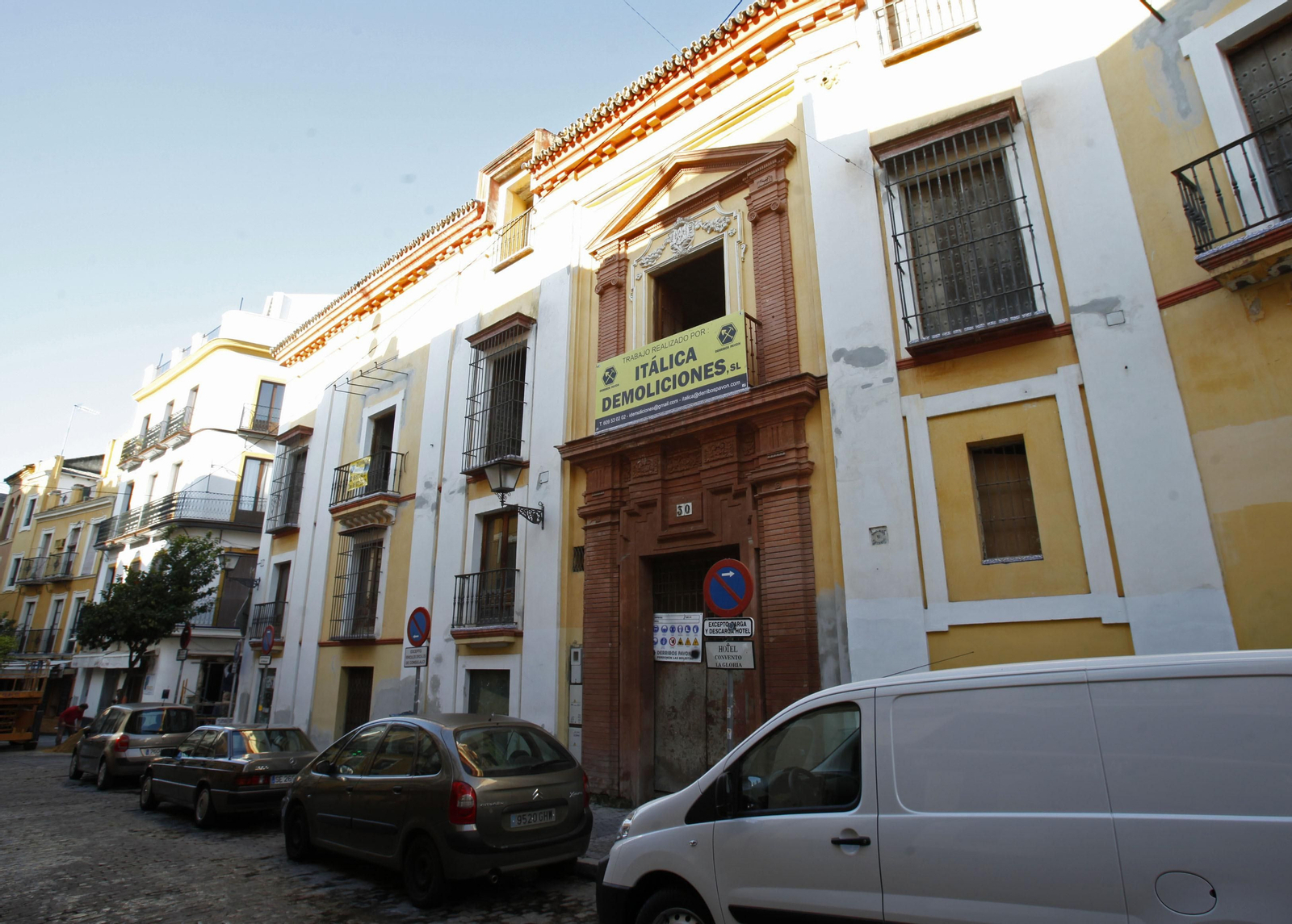 La casa palacio en el número 30 de la calle Argote de Molina.
