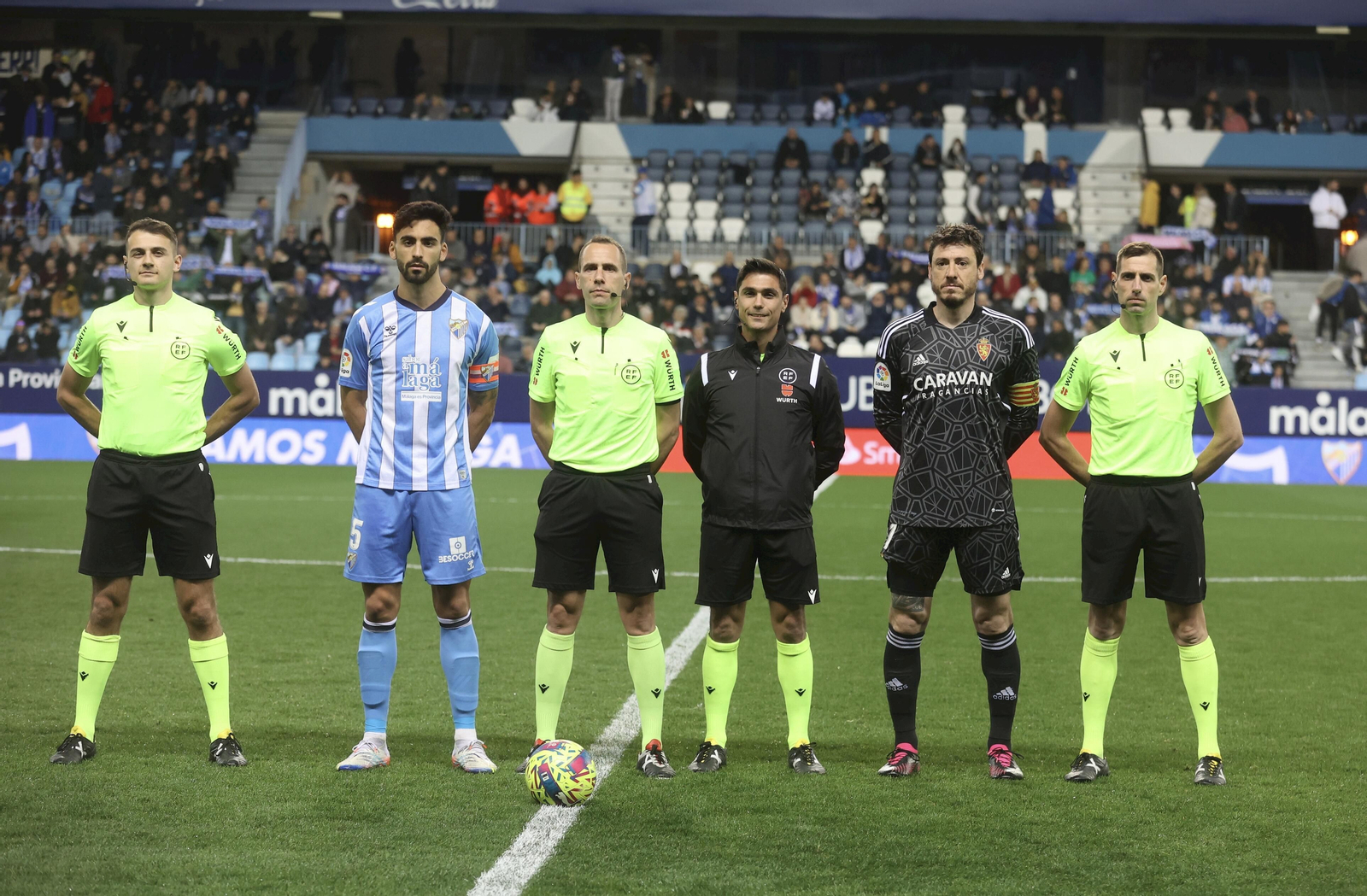 El Málaga CF-Zaragoza, en fotos