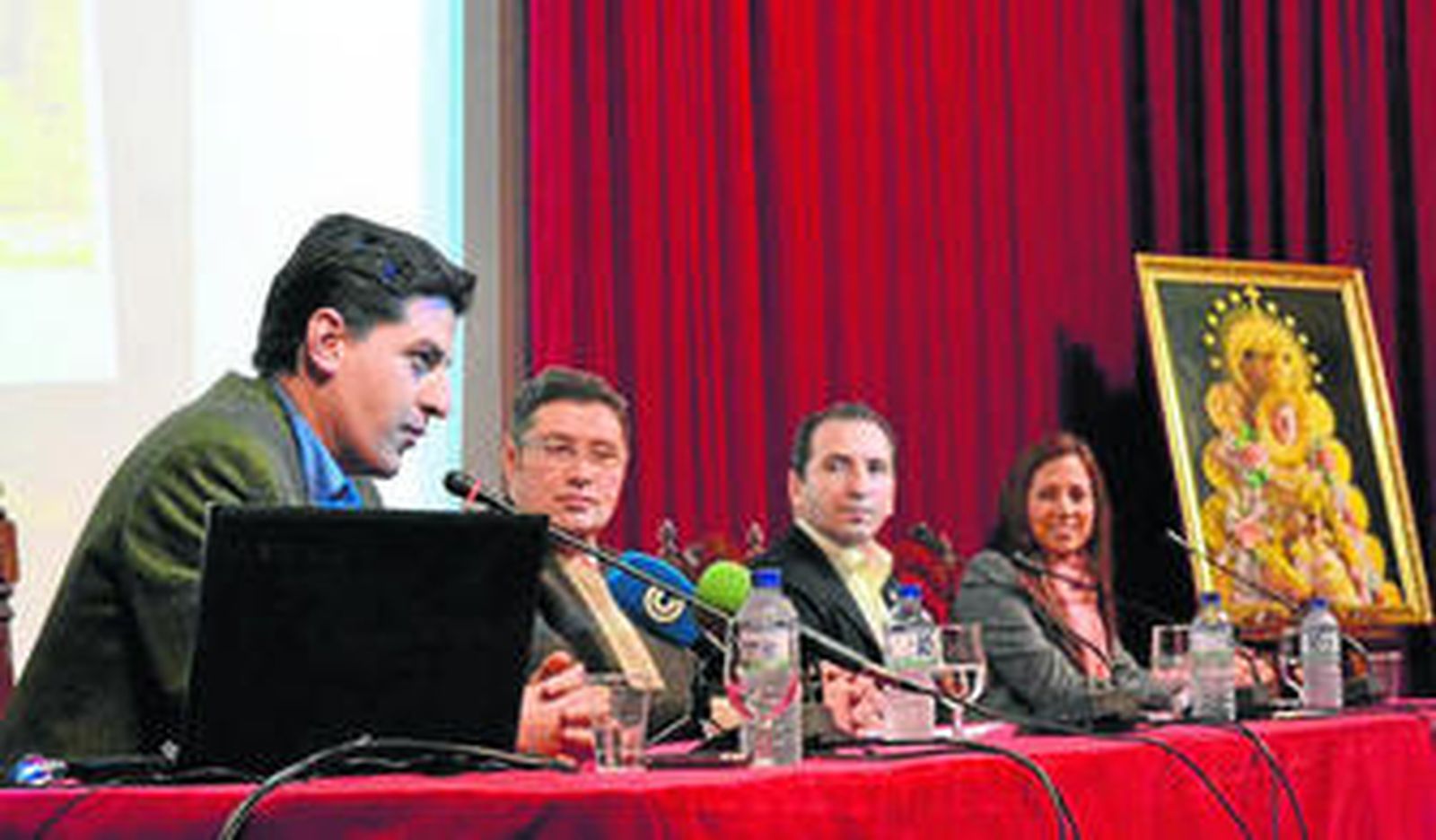 Santiago Padilla, Juan Ignacio Reales, José Antonio Domínguez y María José Bejarano.