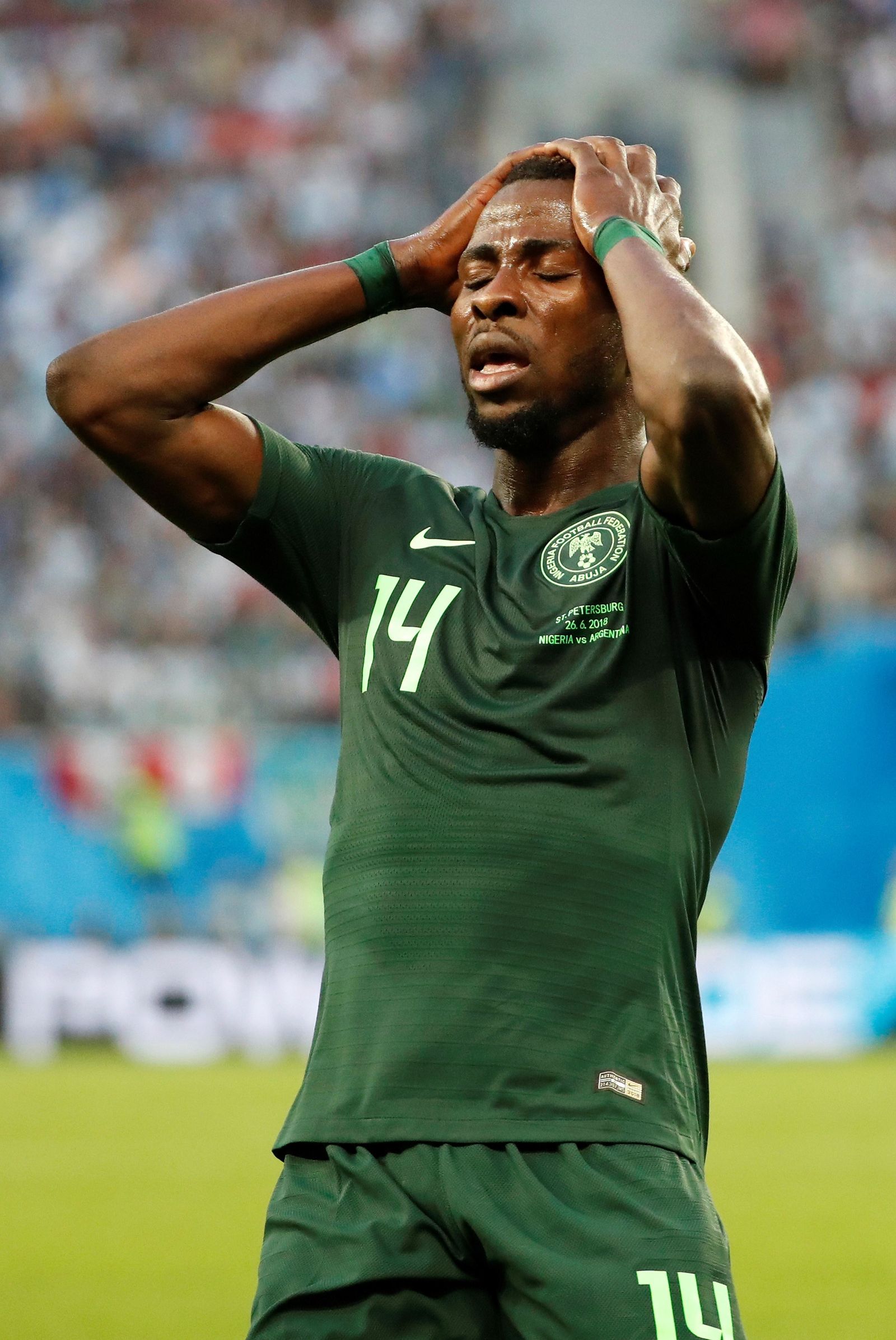 Las imágenes del Nigeria-Argentina