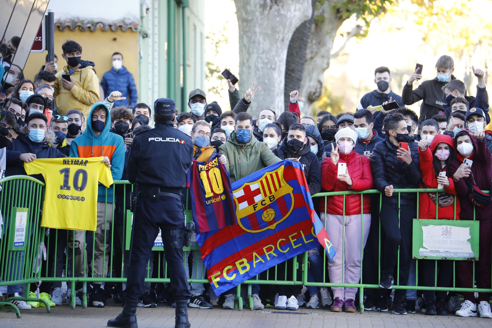 El Barça ya prepara la Supercopa en Córdoba, en imágenes
