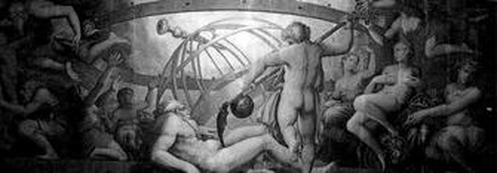 La pintura más clásica de la castración de Urano por su hijo Cronos, de Giorgio Vasaro y Cristofano Gherardi, del siglo XVI. Se encuentra en el Palazzo Vecchio de Florencia.