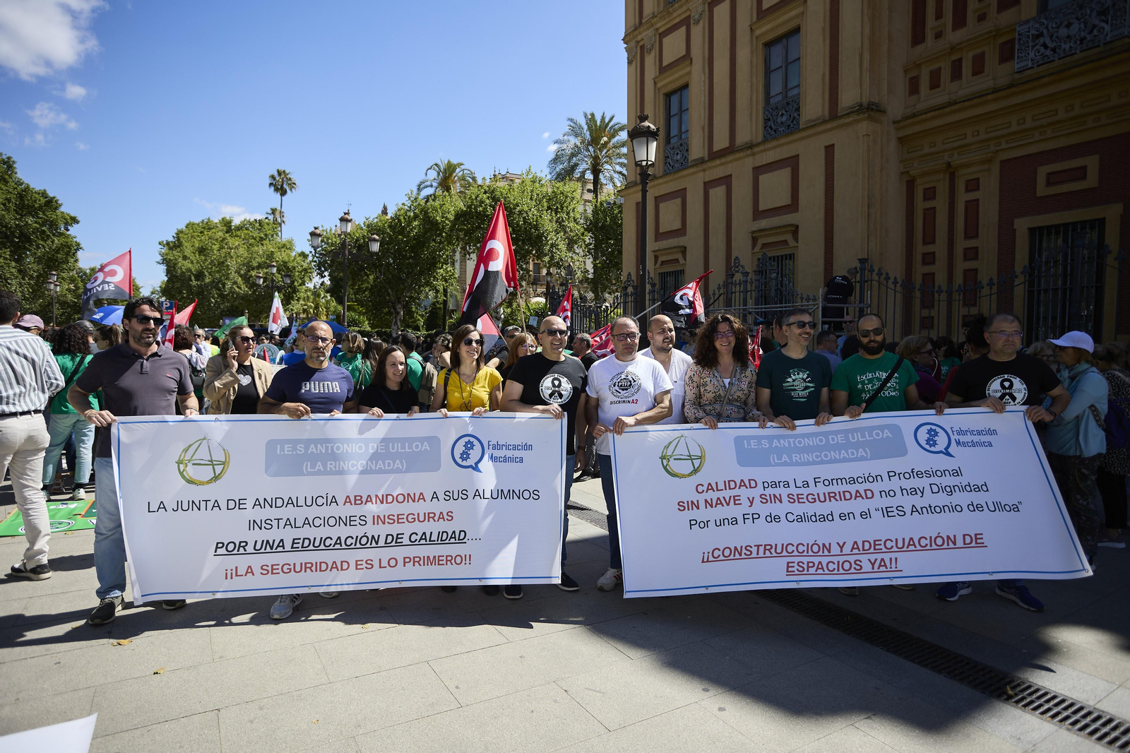 Las imágenes de la manifestación de docentes