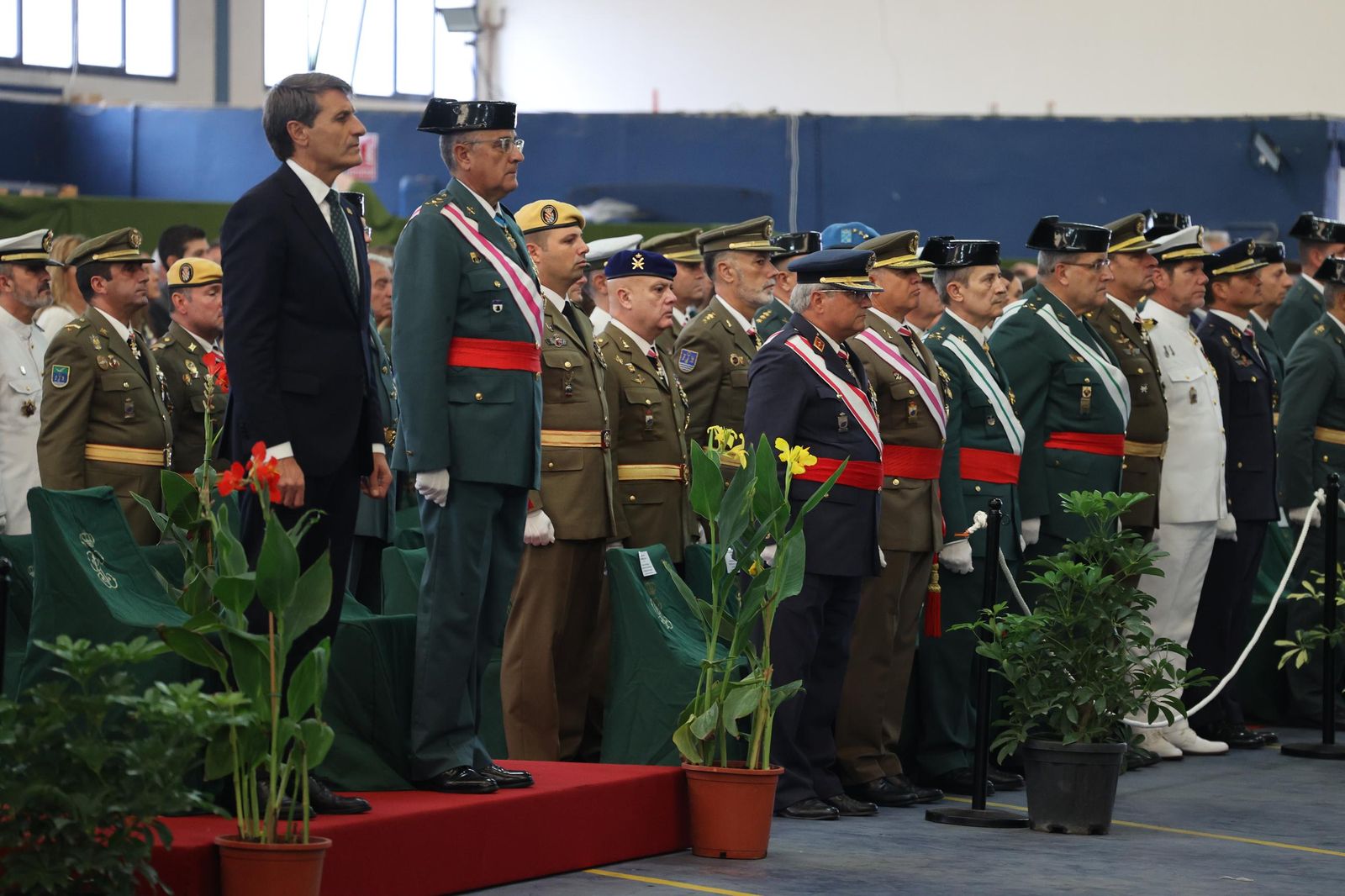 Celebración del día del Pilar en la Guardia Civil