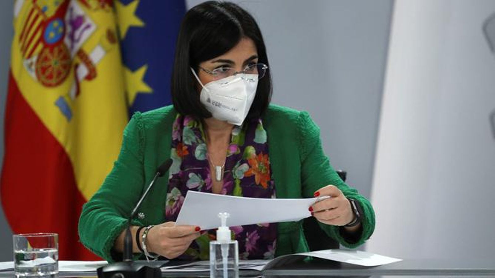 La ministra de Sanidad, Carolina Darias.