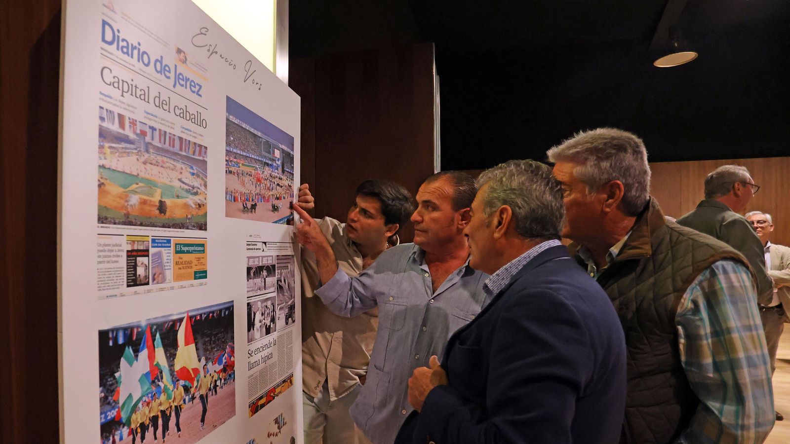 Exposición itinerante del 20 aniversario de los Juegos Ecuestres en la que colabora Diario de Jerez.