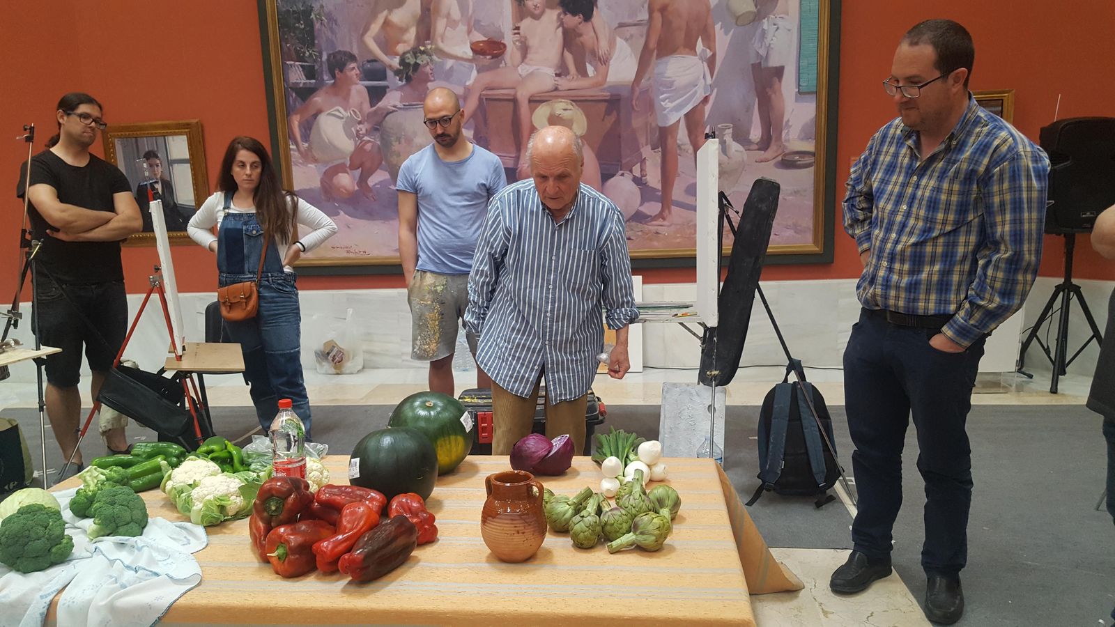 El vicepresidente de la Diputación, Javier Aureliano García asistió ayer a la apertura del curso en Olula del Río.